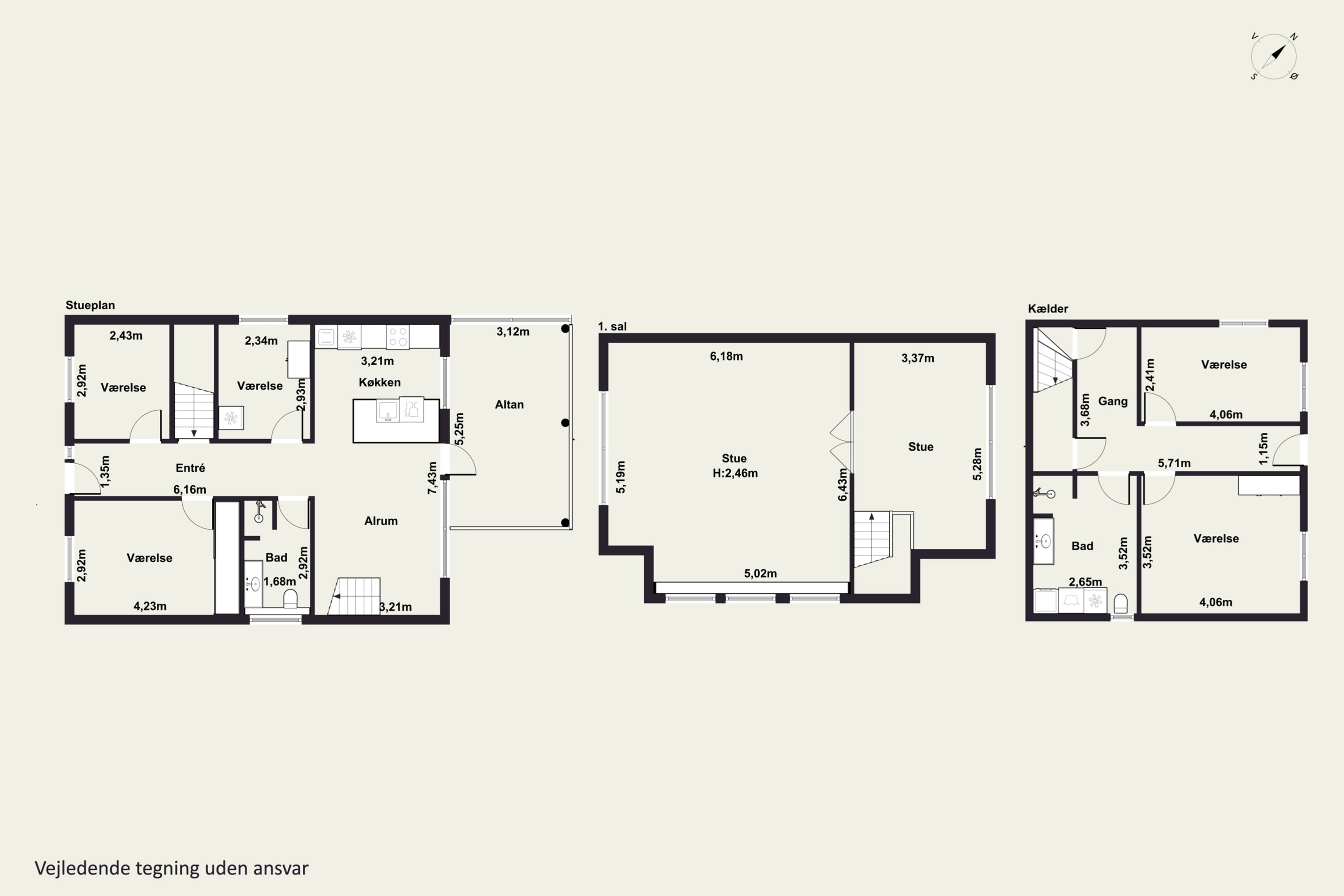 Plantegninger billede af Australiavænget 4, Tingstrup, 7700 Thisted