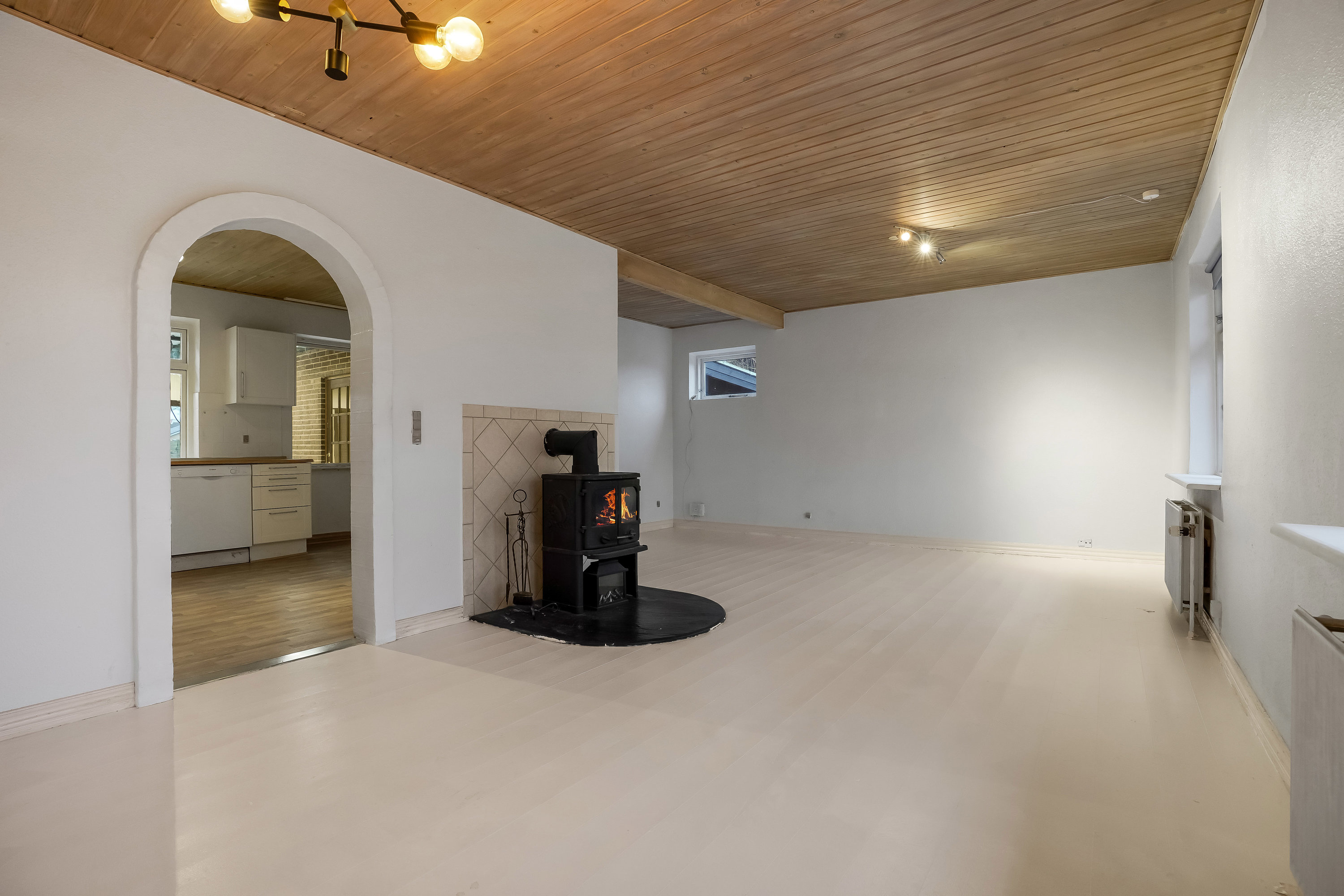 Fremhævet stue billede i fuldskærmstilstand. Billede af Østergade 14, 7160 Tørring