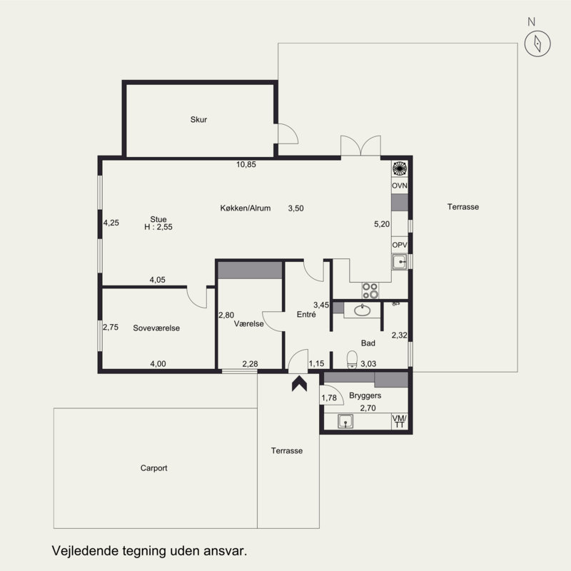 Plantegninger billede af Svalevej 26, 6600 Vejen