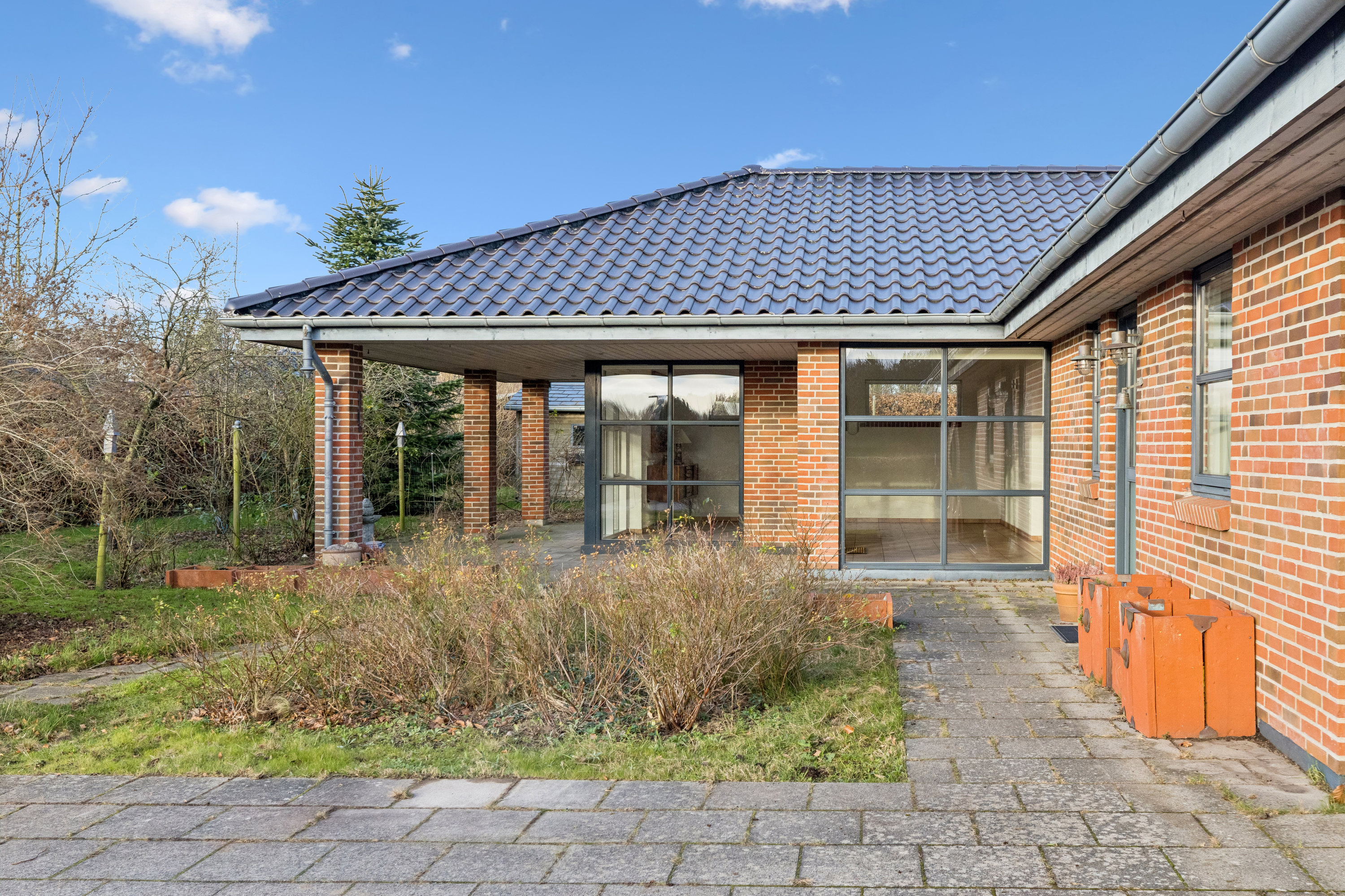 Fremhævet terrasse billede i fuldskærmstilstand. Billede af Bjerreskovparken 29, 6760 Ribe