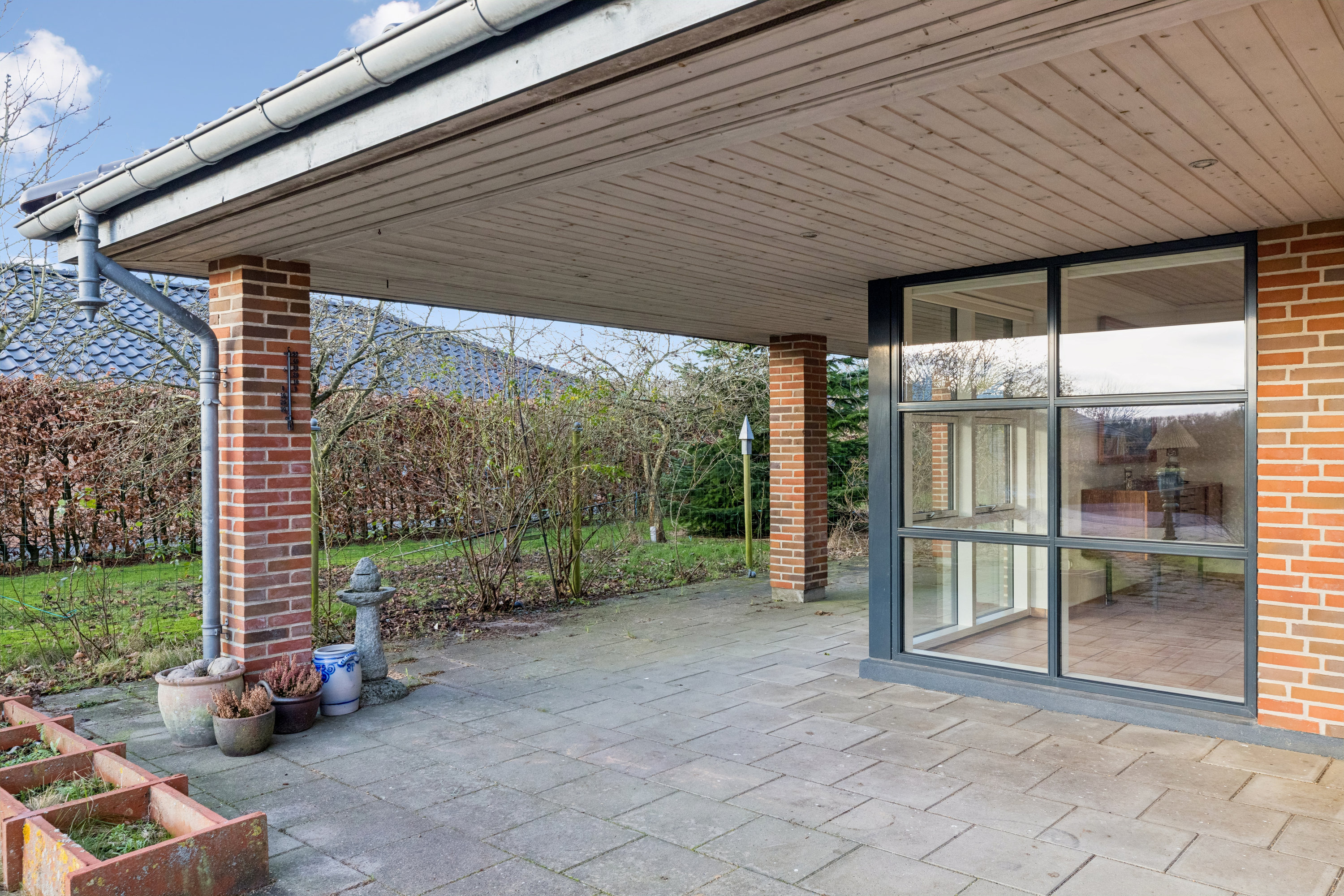 Fremhævet terrasse billede i fuldskærmstilstand. Billede af Bjerreskovparken 29, 6760 Ribe