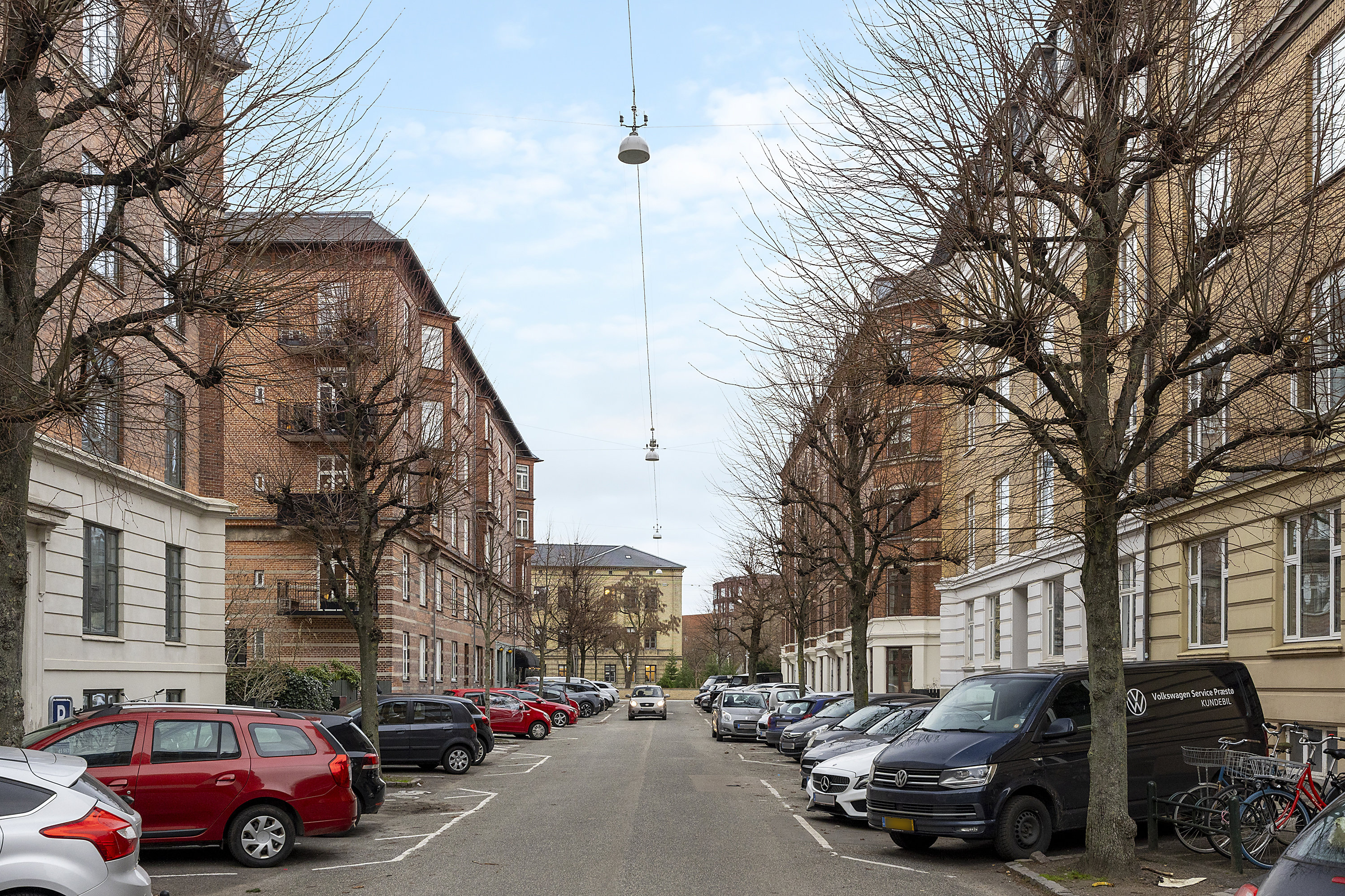 Fremhævet omgivelser billede i fuldskærmstilstand. Billede af N.J. Fjords Alle 4, st.., 1957 Frederiksberg C