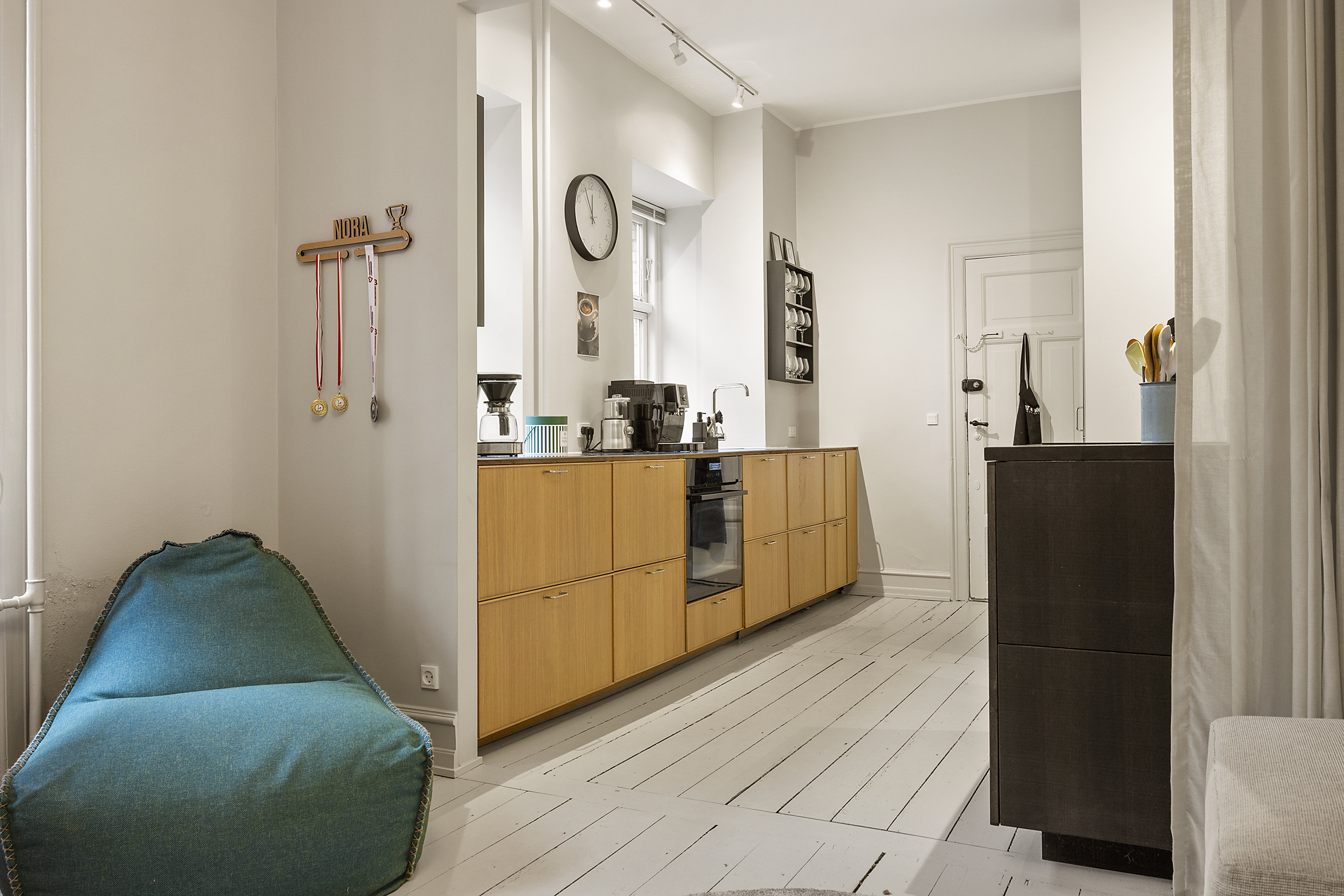 Fremhævet entré billede i fuldskærmstilstand. Billede af N.J. Fjords Alle 4, st.., 1957 Frederiksberg C