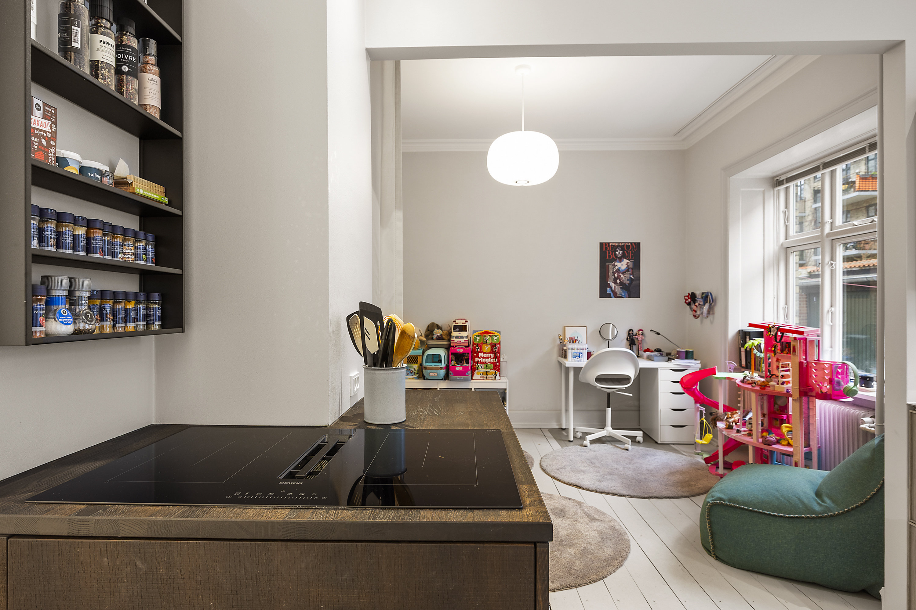 Fremhævet bryggers billede i fuldskærmstilstand. Billede af N.J. Fjords Alle 4, st.., 1957 Frederiksberg C