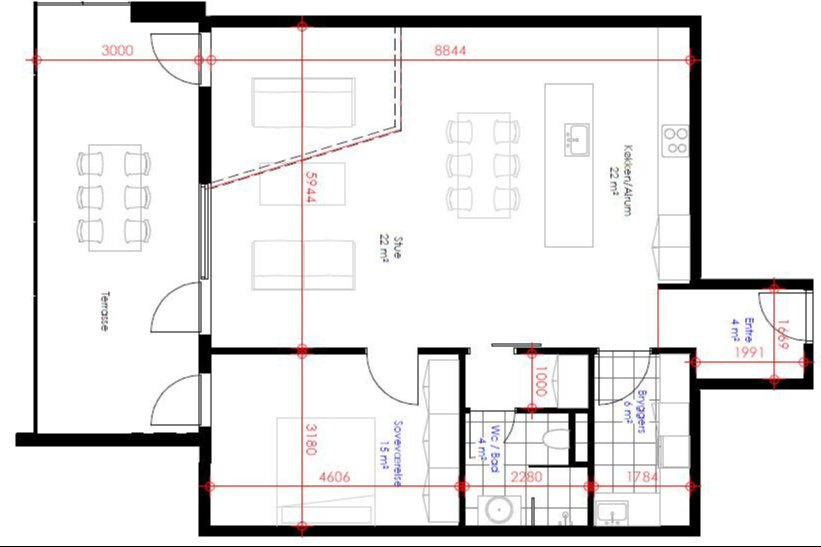 Plantegninger billede af Tinghaven 50, st.. mf., 9310 Vodskov