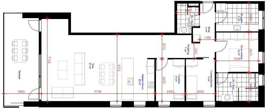 Plantegninger billede af Tinghaven 50, st.. th., 9310 Vodskov
