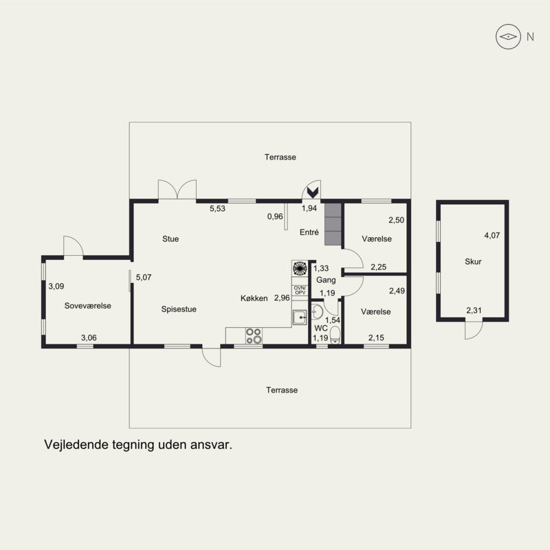 Plantegninger billede af Strandskadehøjen 11, Frølunde Fed, 4220 Korsør
