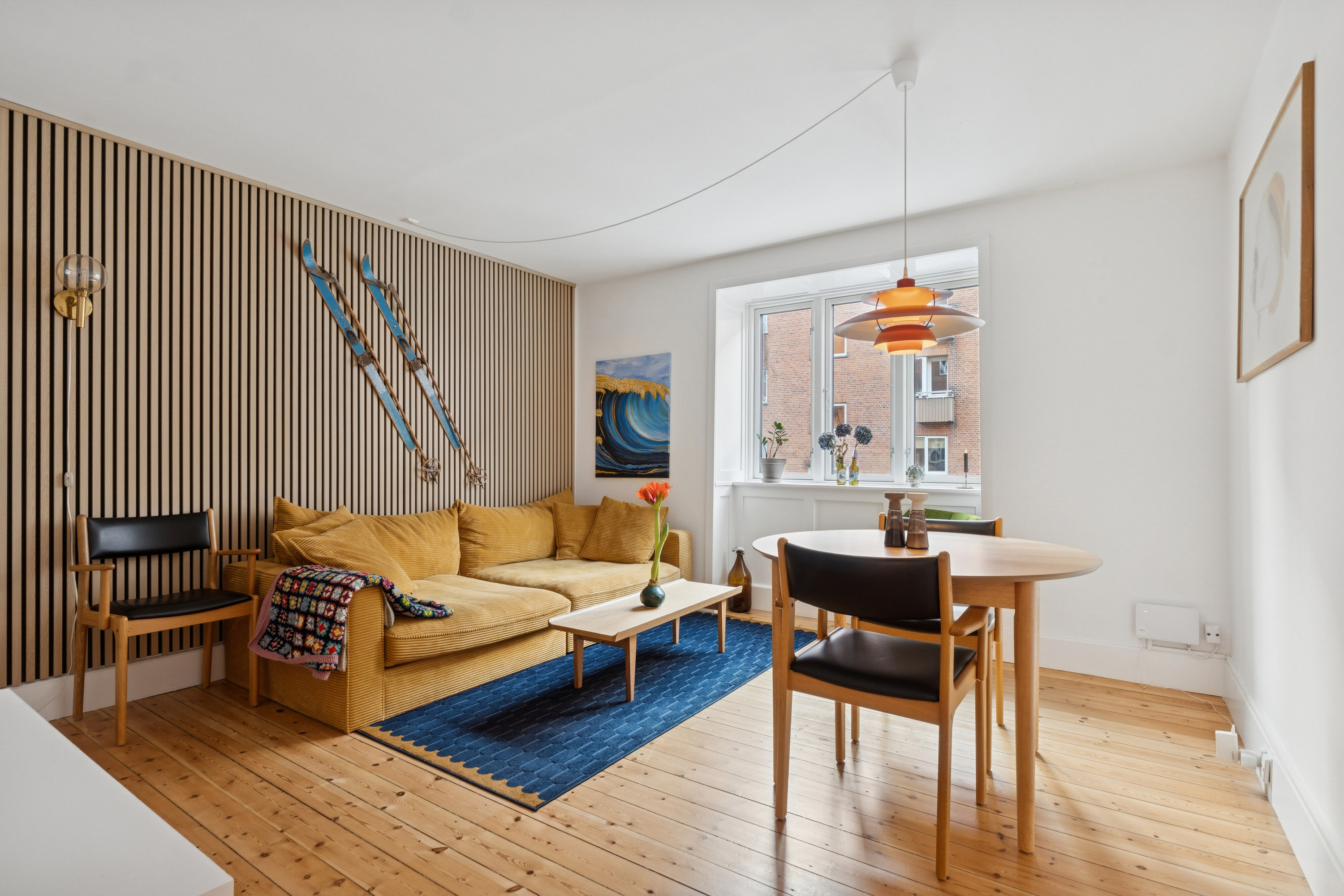 Fremhævet stue billede i fuldskærmstilstand. Billede af Caprivej 9, st.. th., 2300 København S