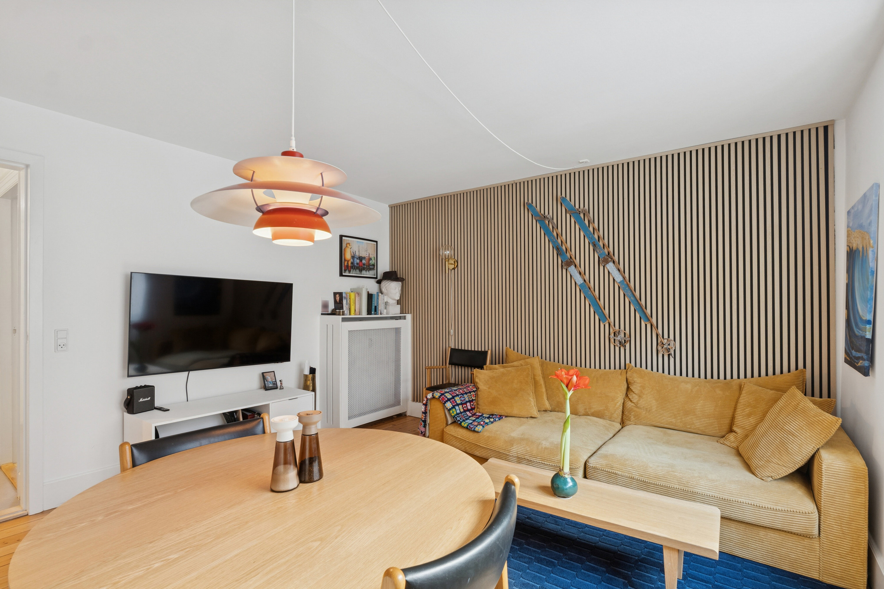 Fremhævet stue billede i fuldskærmstilstand. Billede af Caprivej 9, st.. th., 2300 København S