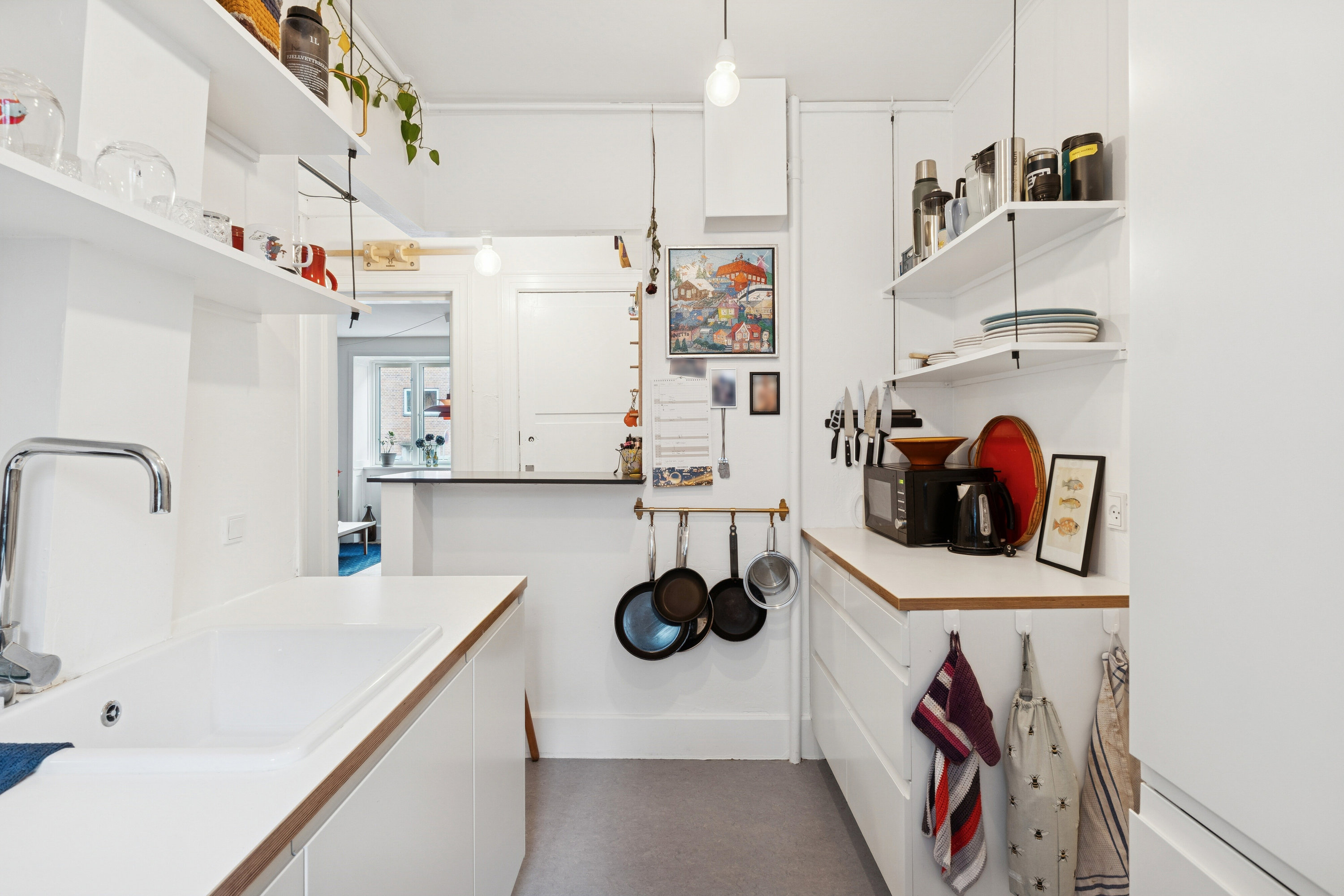 Fremhævet køkken billede i fuldskærmstilstand. Billede af Caprivej 9, st.. th., 2300 København S