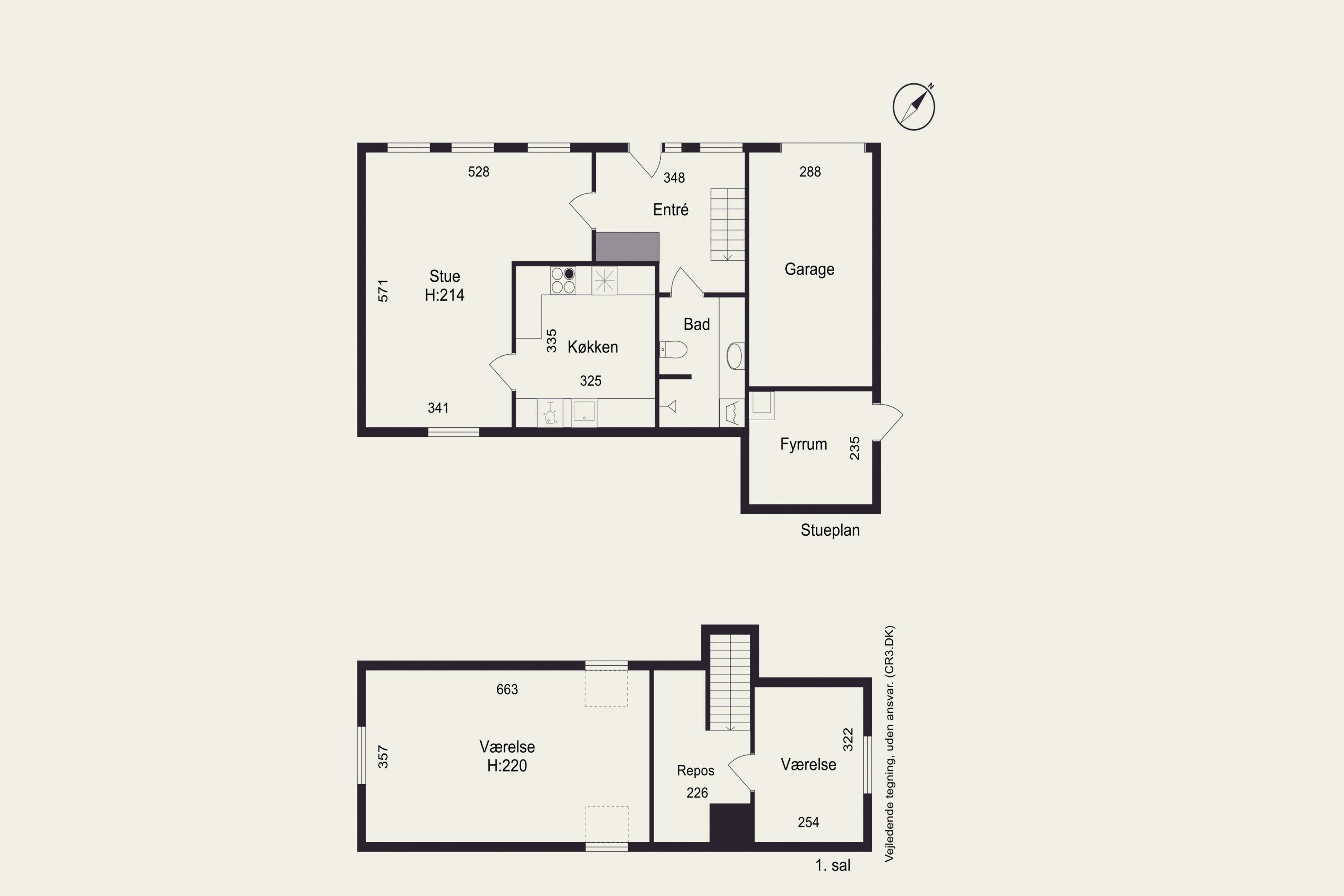 Plantegninger billede af Holbækvej 6, Undløse, 4340 Tølløse