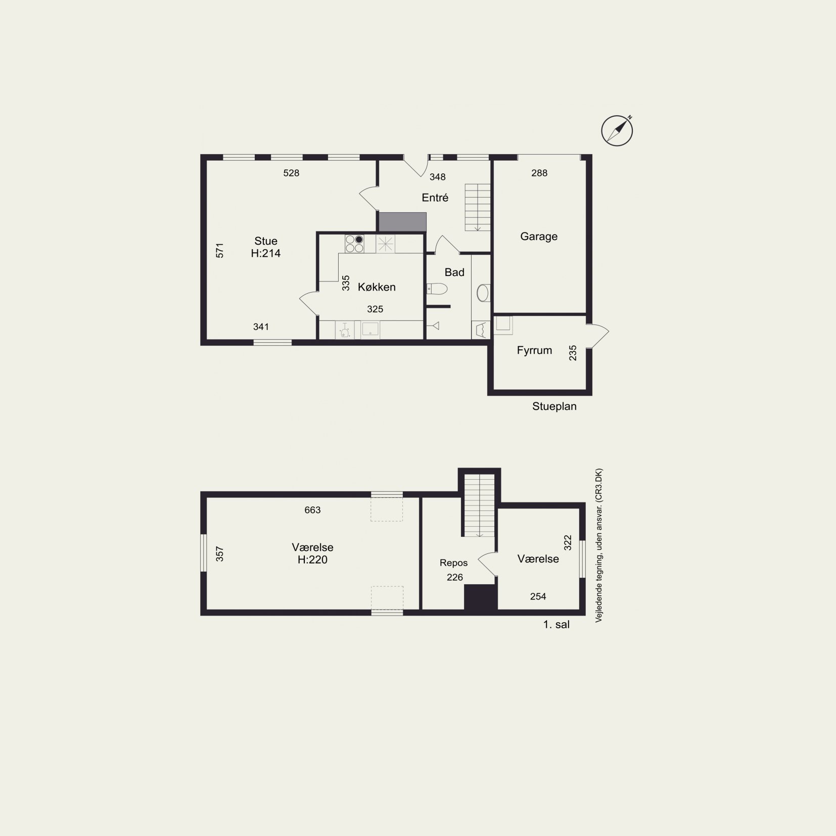 Plantegninger billede af Holbækvej 6, Undløse, 4340 Tølløse