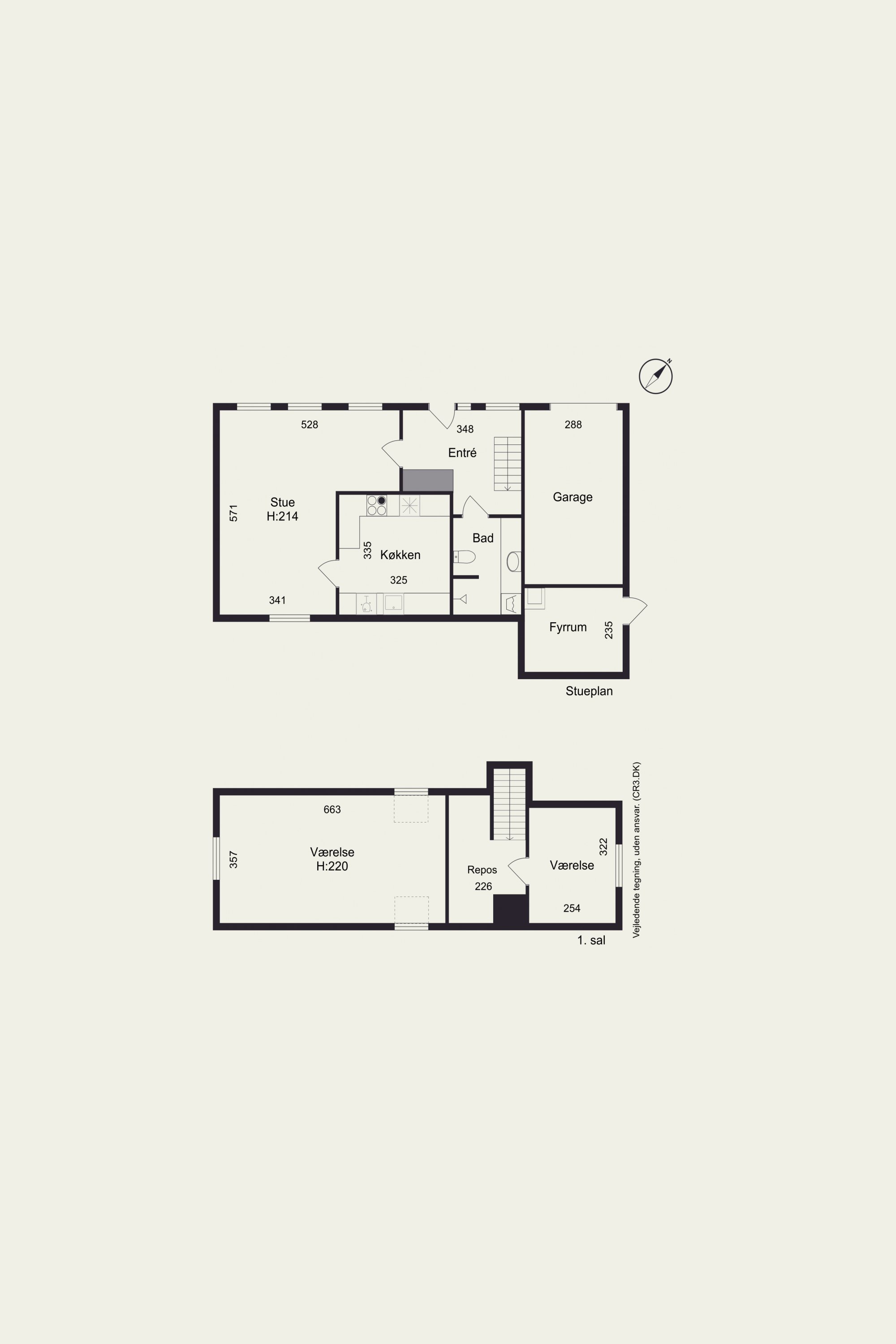 Plantegninger billede af Holbækvej 6, Undløse, 4340 Tølløse