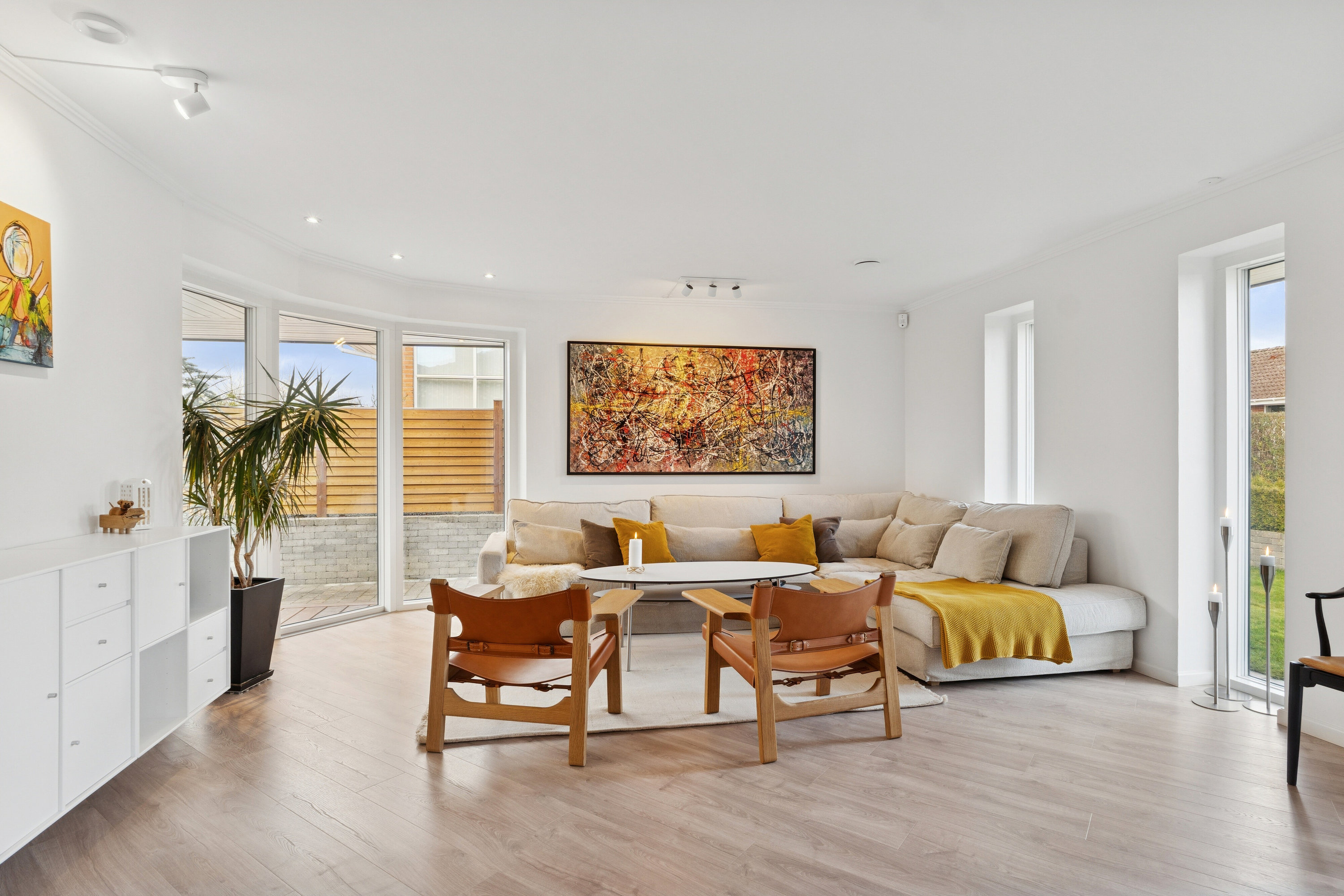 Fremhævet stue billede i fuldskærmstilstand. Billede af Dalsvinget 5, Dalby, 4690 Haslev