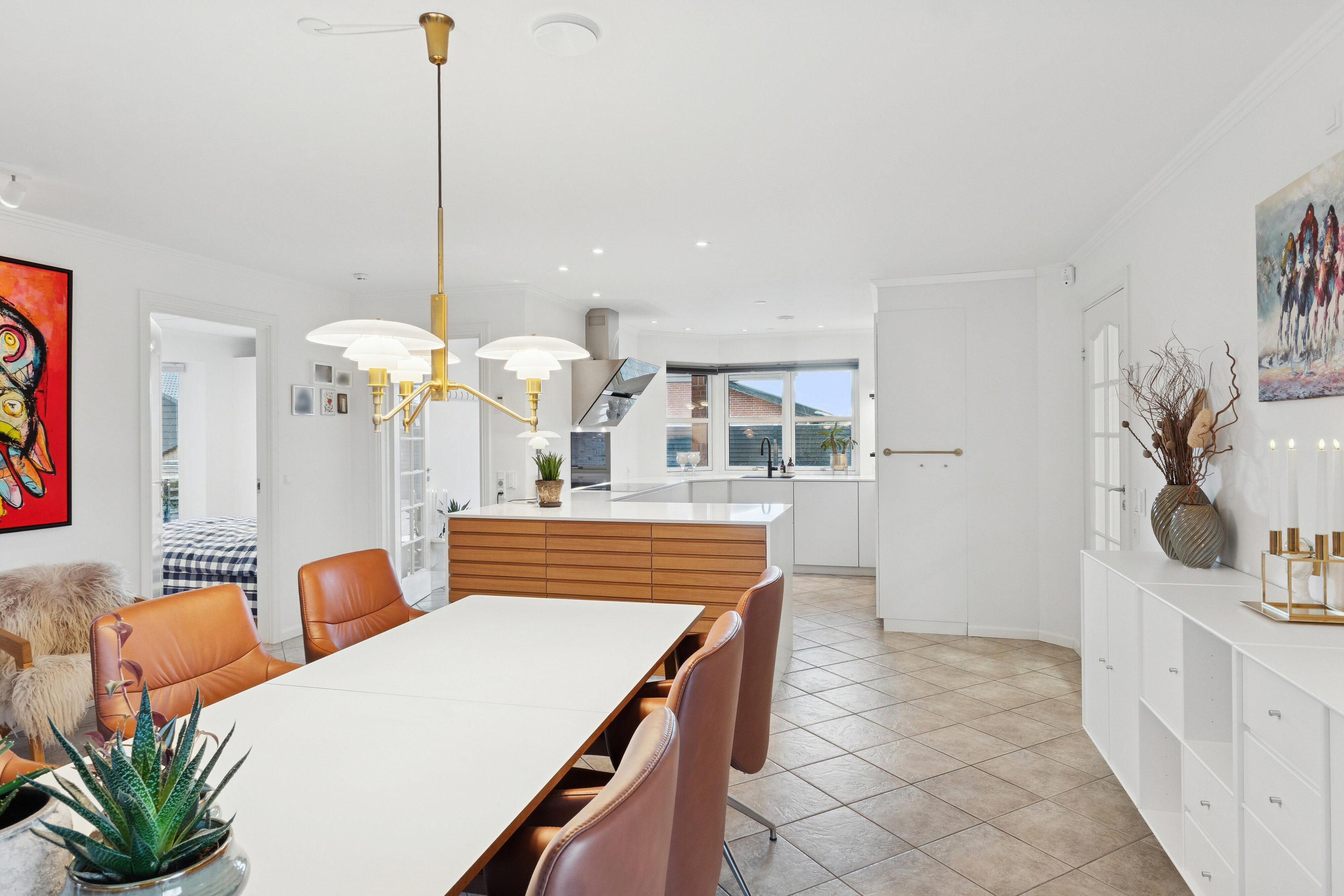 Fremhævet spisestue billede i fuldskærmstilstand. Billede af Dalsvinget 5, Dalby, 4690 Haslev