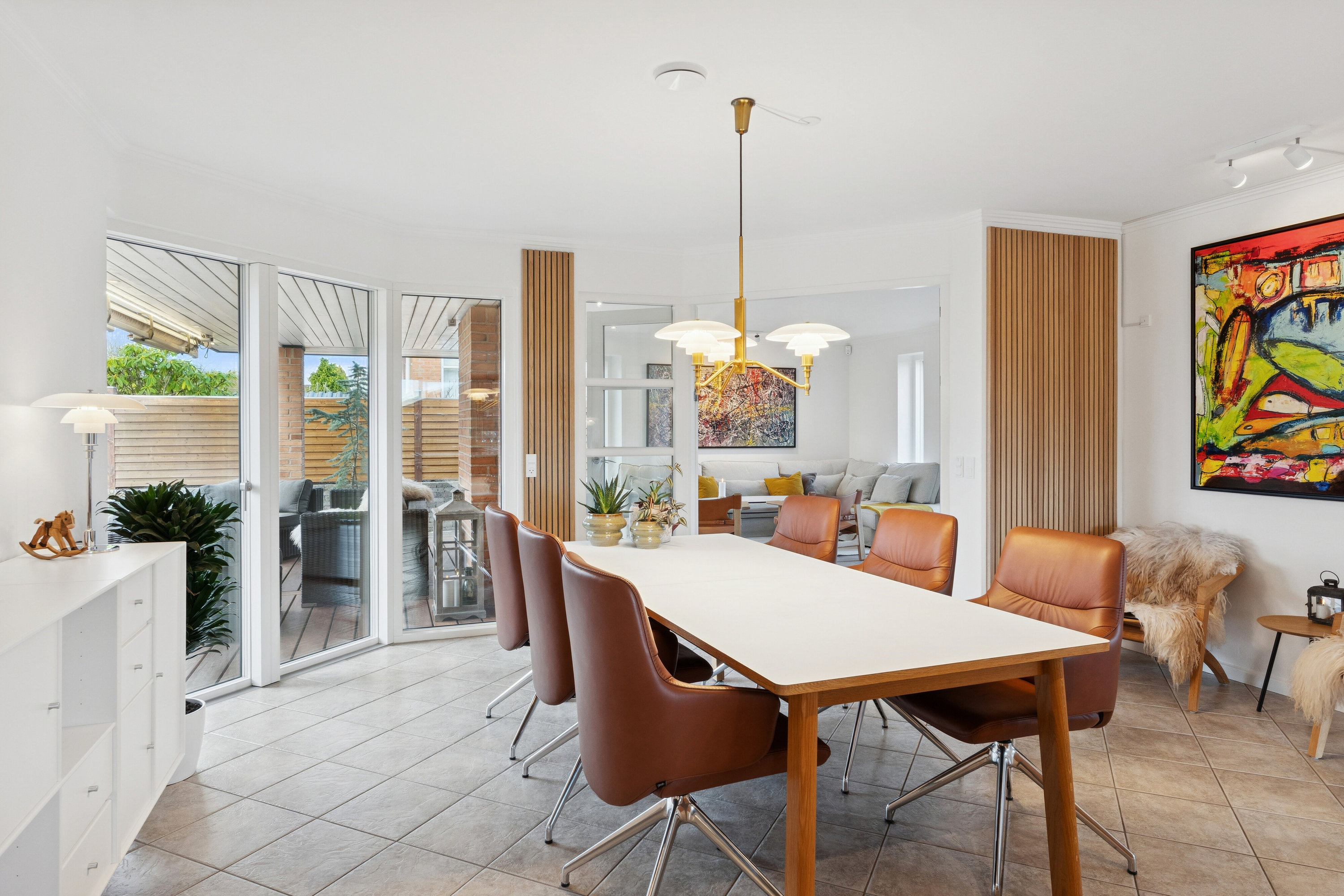 Fremhævet spisestue billede i fuldskærmstilstand. Billede af Dalsvinget 5, Dalby, 4690 Haslev