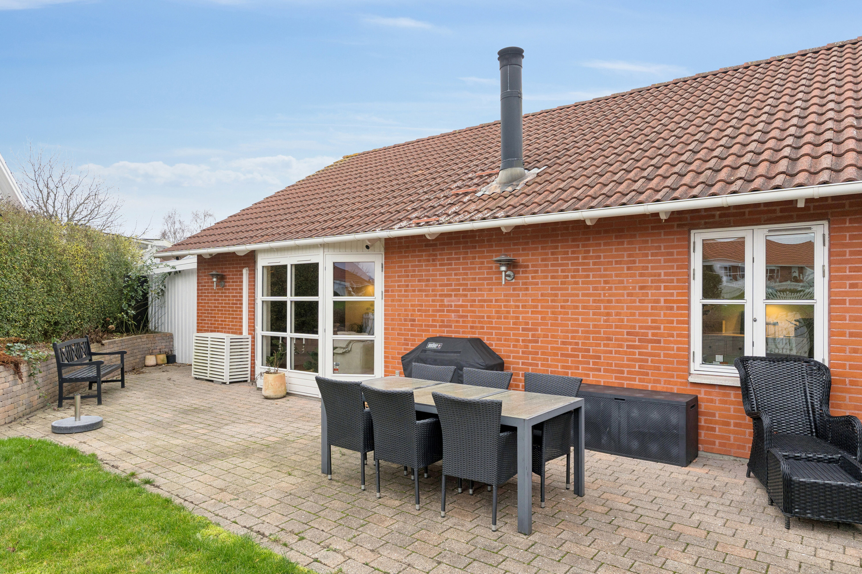 Fremhævet terrasse billede i fuldskærmstilstand. Billede af Ternesøparken 39, Terslev, 4690 Haslev