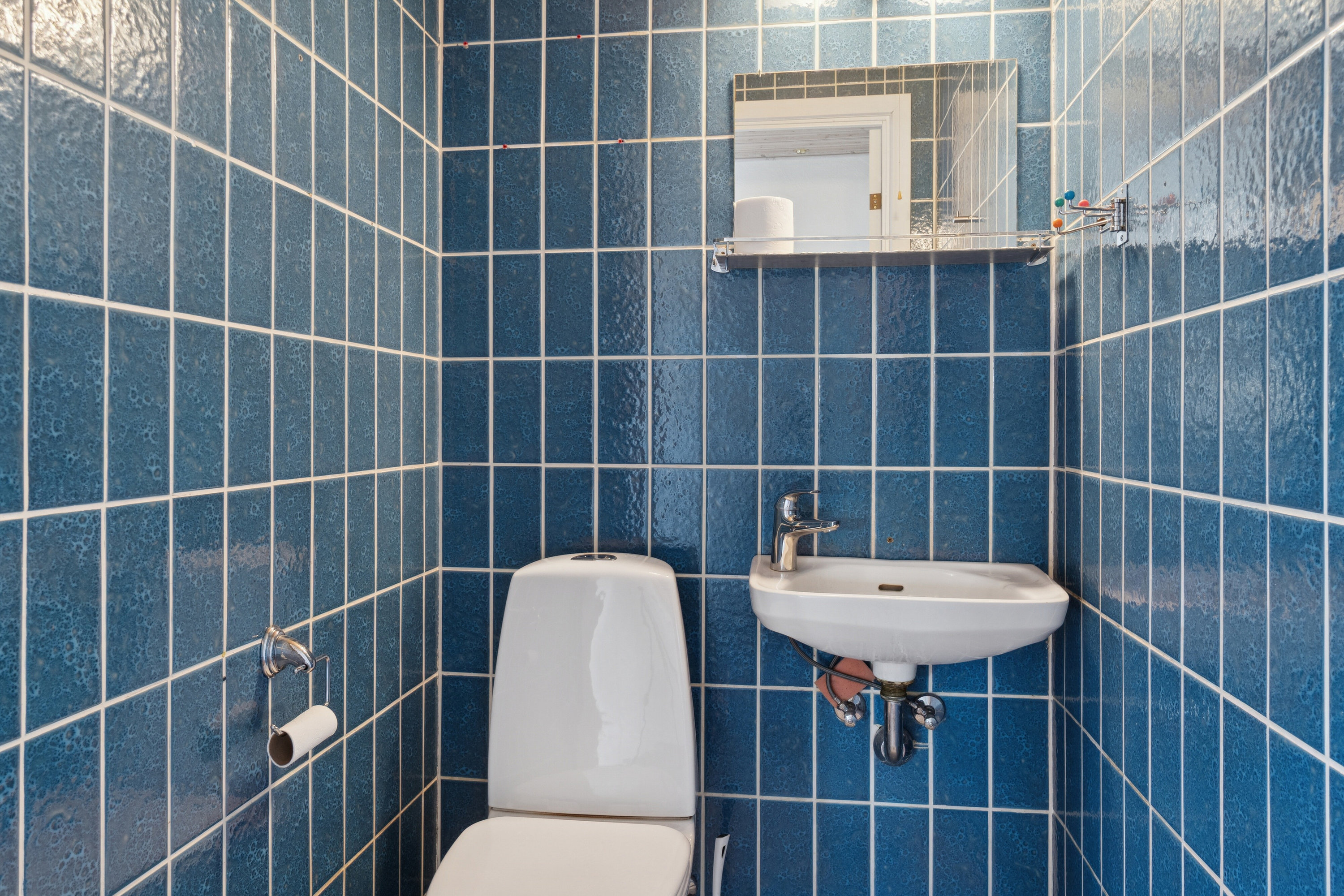 Fremhævet badeværelse billede i fuldskærmstilstand. Billede af Bymarken 54, 4490 Jerslev Sjælland