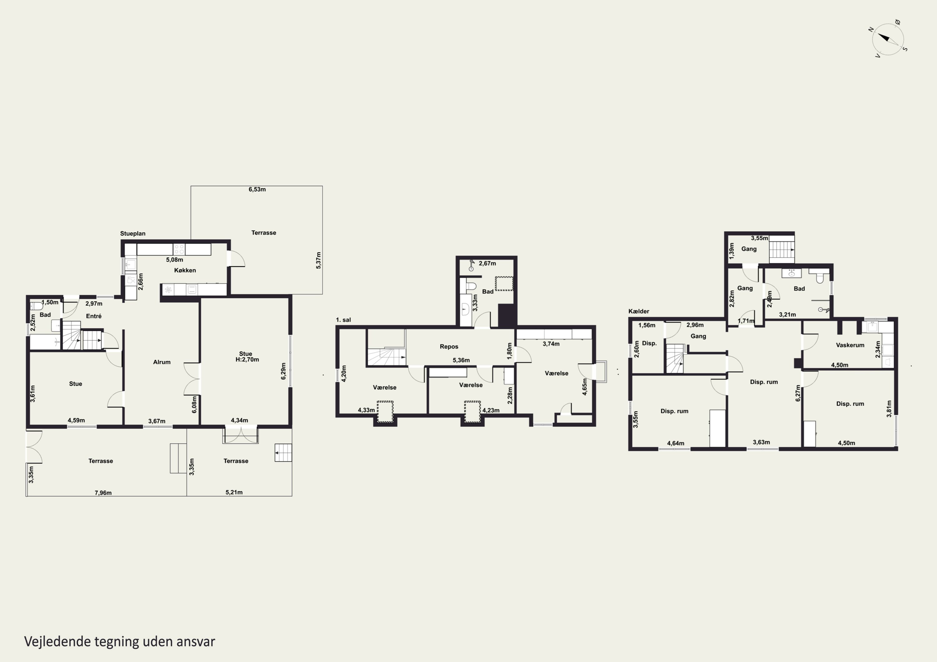 Plantegninger billede af Søndervej 21, 2830 Virum