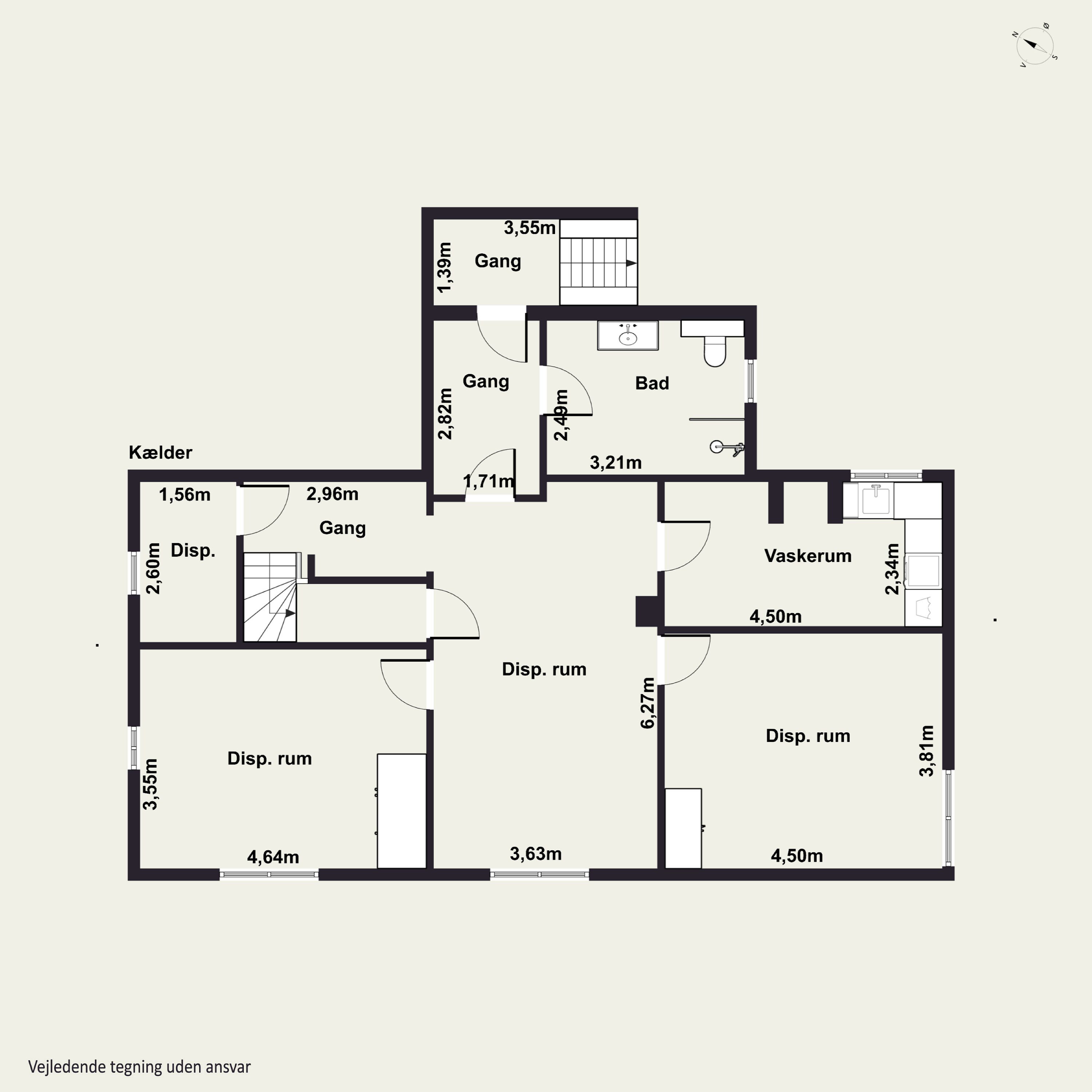 Plantegninger billede af Søndervej 21, 2830 Virum