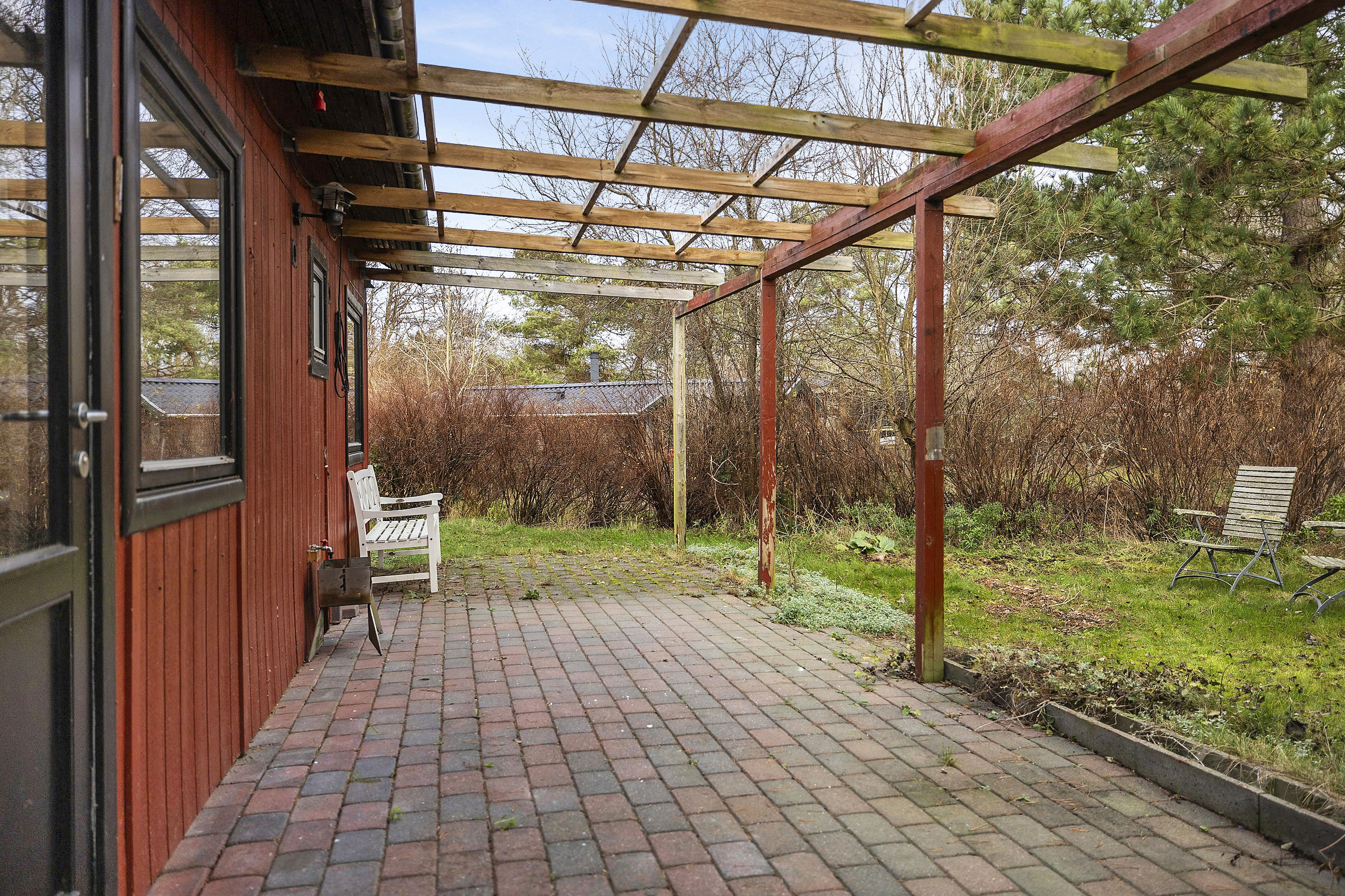 Fremhævet terrasse billede i fuldskærmstilstand. Billede af Strandskadehøjen 11, Frølunde Fed, 4220 Korsør