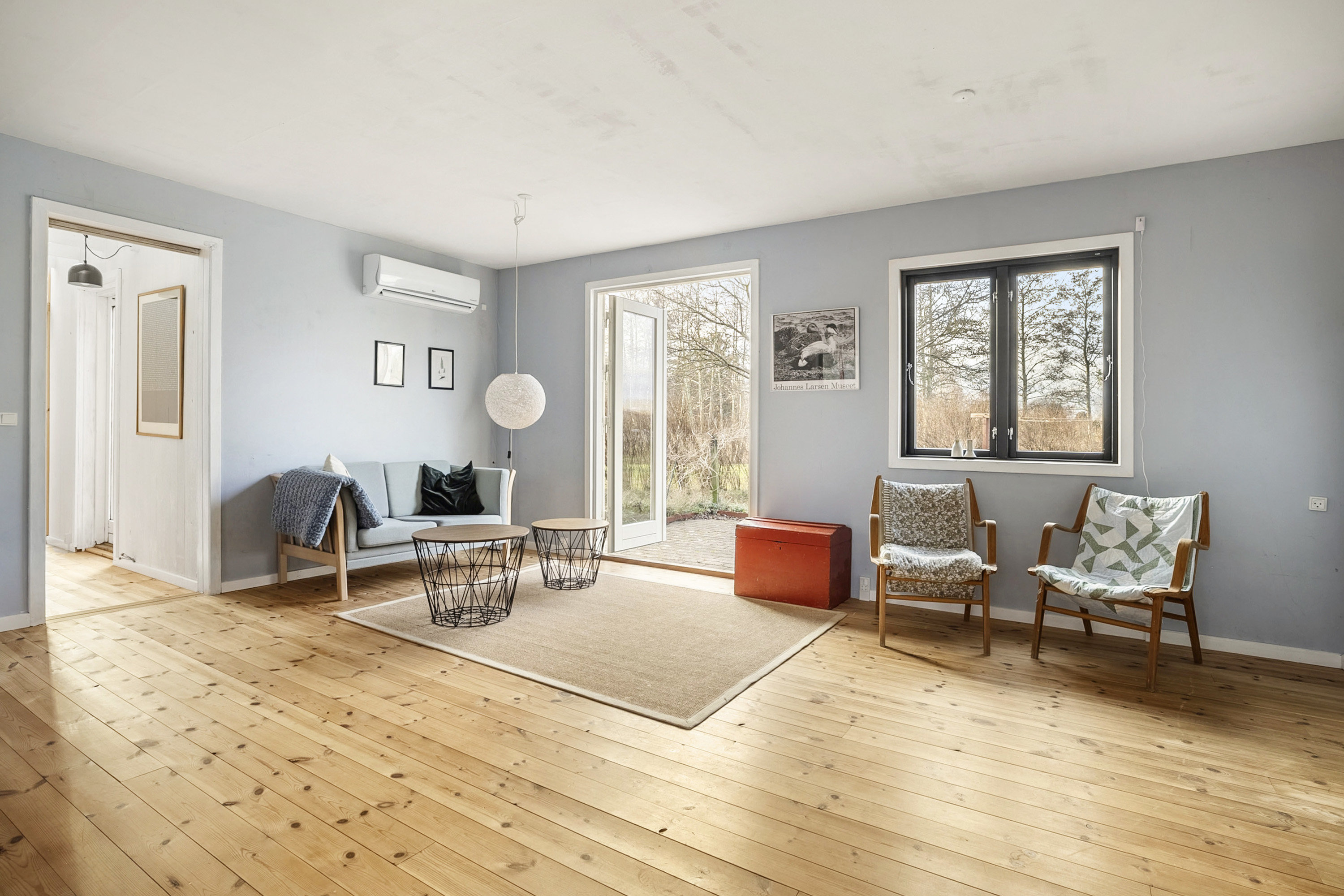 Fremhævet stue billede i fuldskærmstilstand. Billede af Strandskadehøjen 11, Frølunde Fed, 4220 Korsør