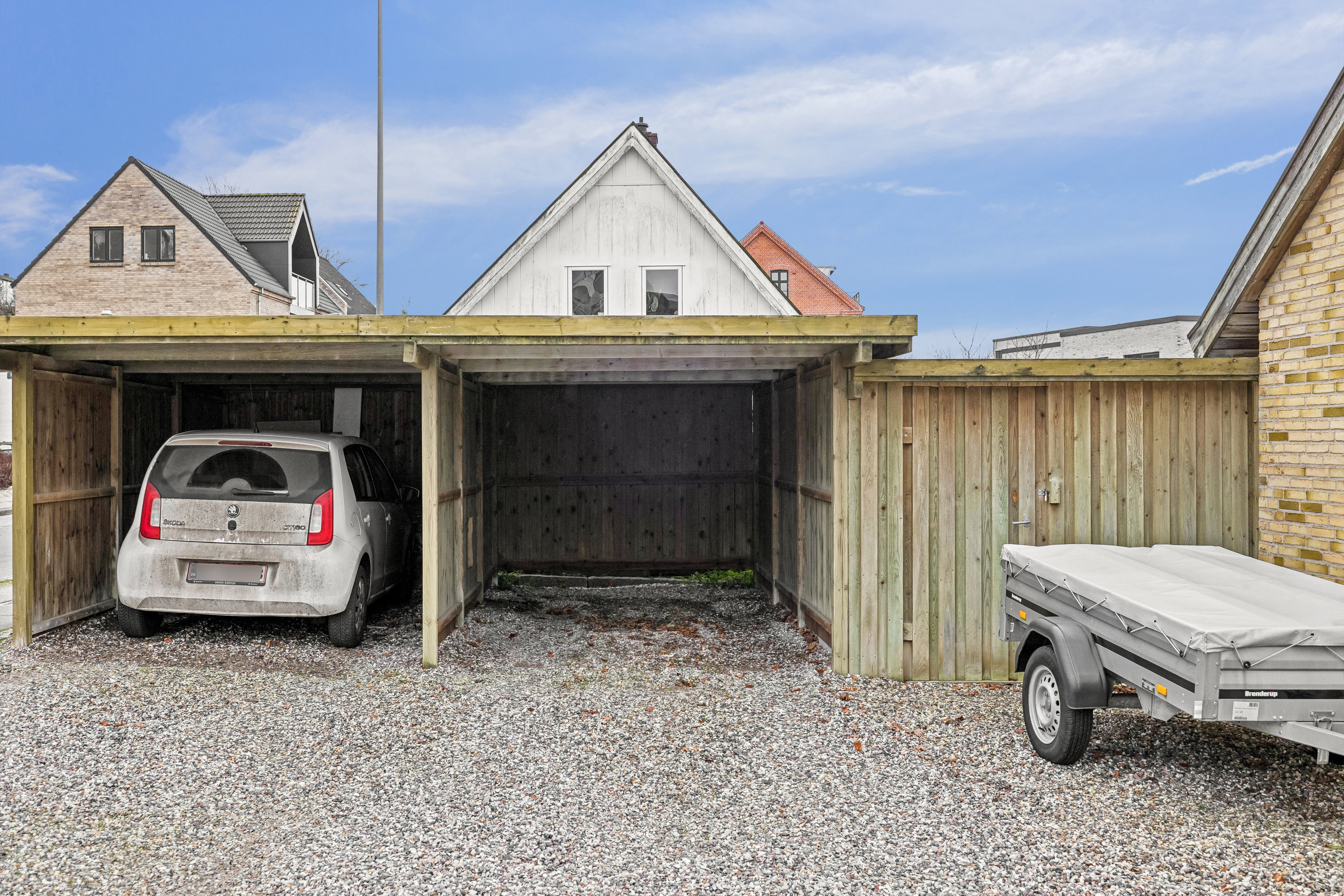 Fremhævet carport billede i fuldskærmstilstand. Billede af Vestergade 28B, 9500 Hobro