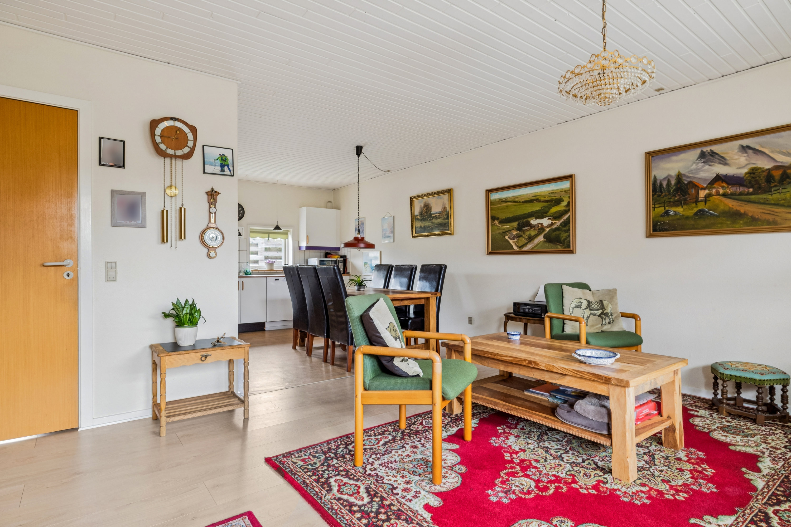 Fremhævet stue billede i fuldskærmstilstand. Billede af Vestergade 28B, 9500 Hobro