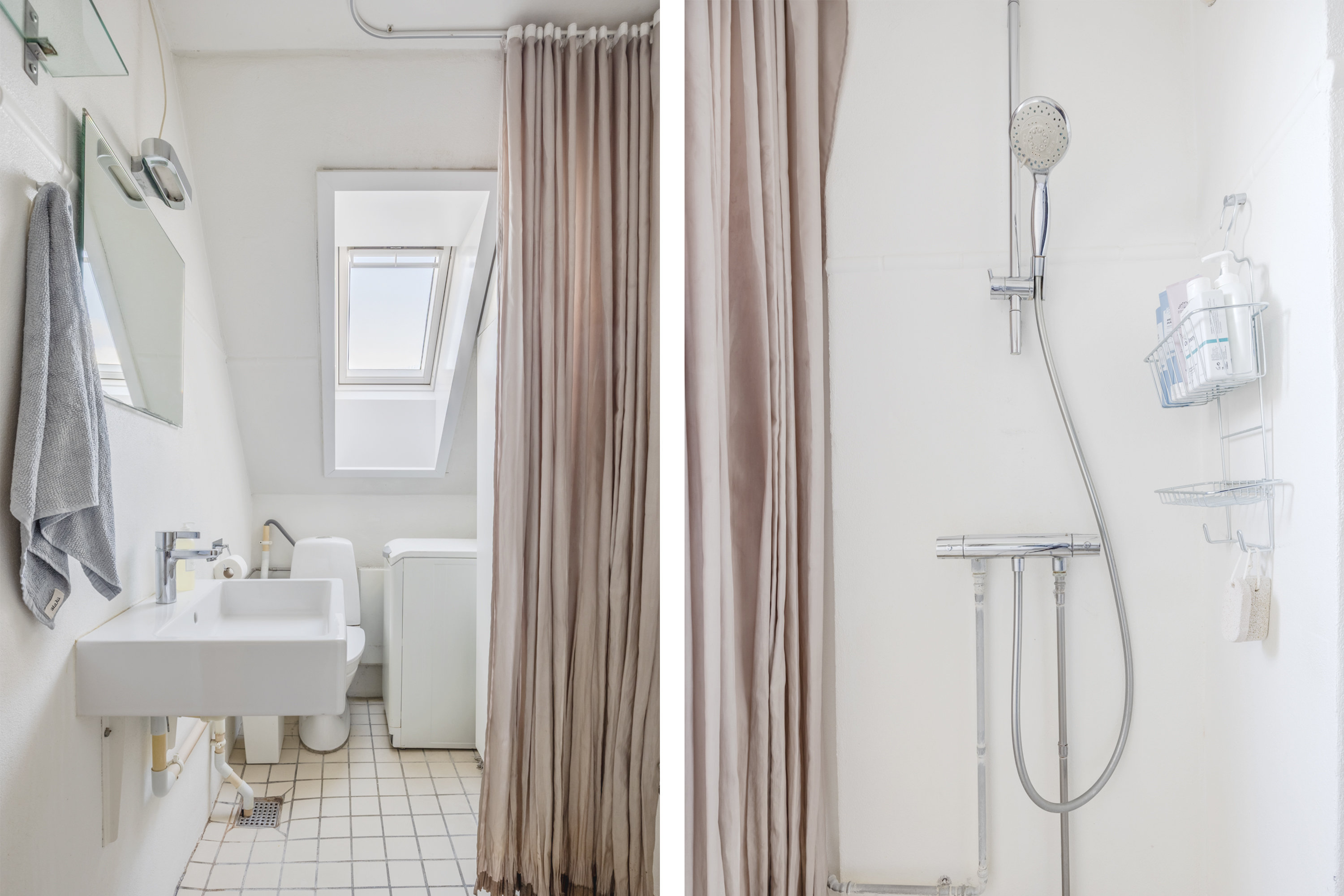 Fremhævet badeværelse billede i fuldskærmstilstand. Billede af Oehlenschlægersgade 48, 5. tv., 1663 København V