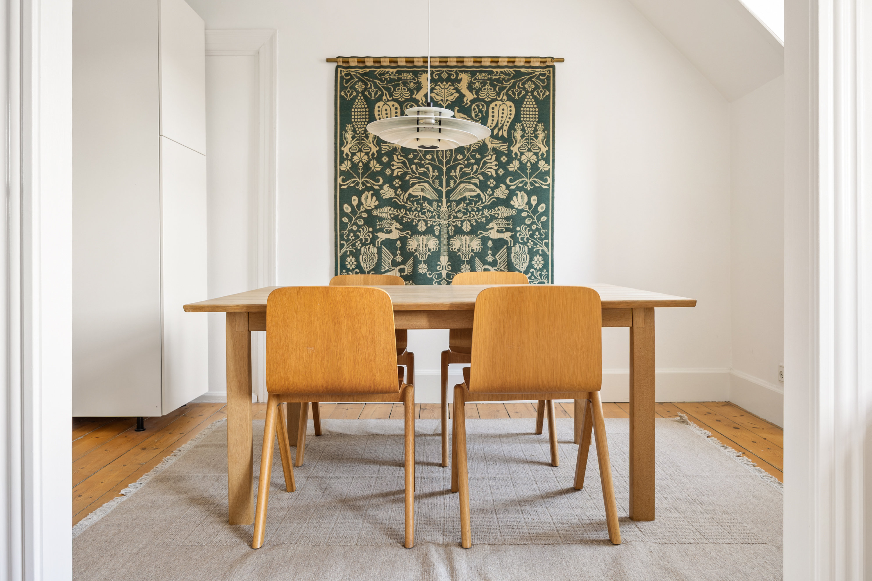 Fremhævet spisestue billede i fuldskærmstilstand. Billede af Oehlenschlægersgade 48, 5. tv., 1663 København V