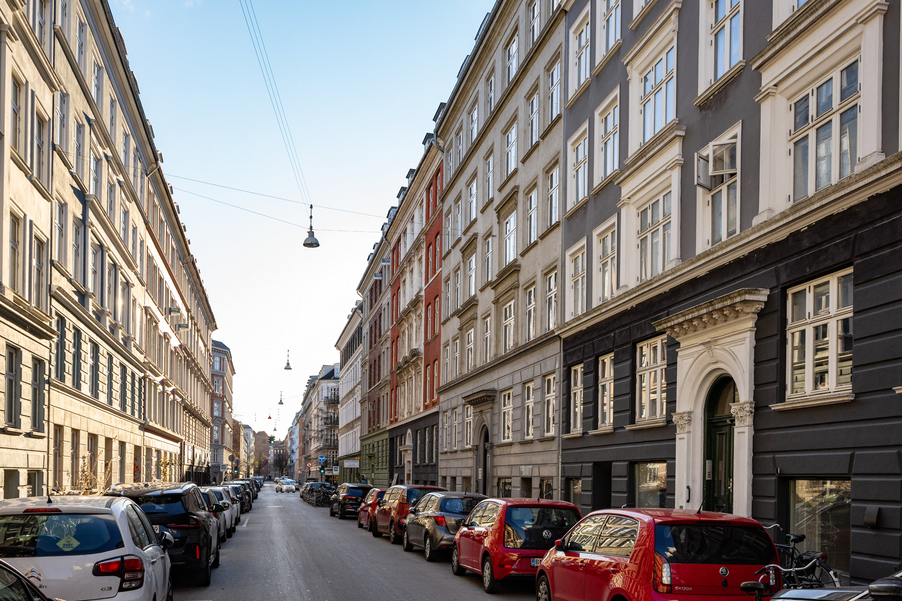 Fremhævet set fra vejen billede i fuldskærmstilstand. Billede af Oehlenschlægersgade 48, 5. tv., 1663 København V