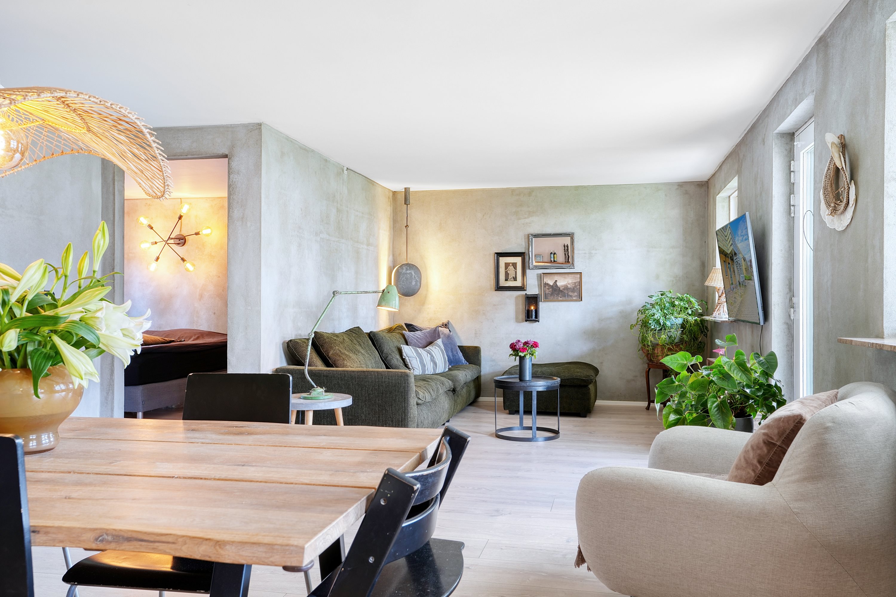 Fremhævet stue billede i fuldskærmstilstand. Billede af Maglekæret 10B, 2680 Solrød Strand