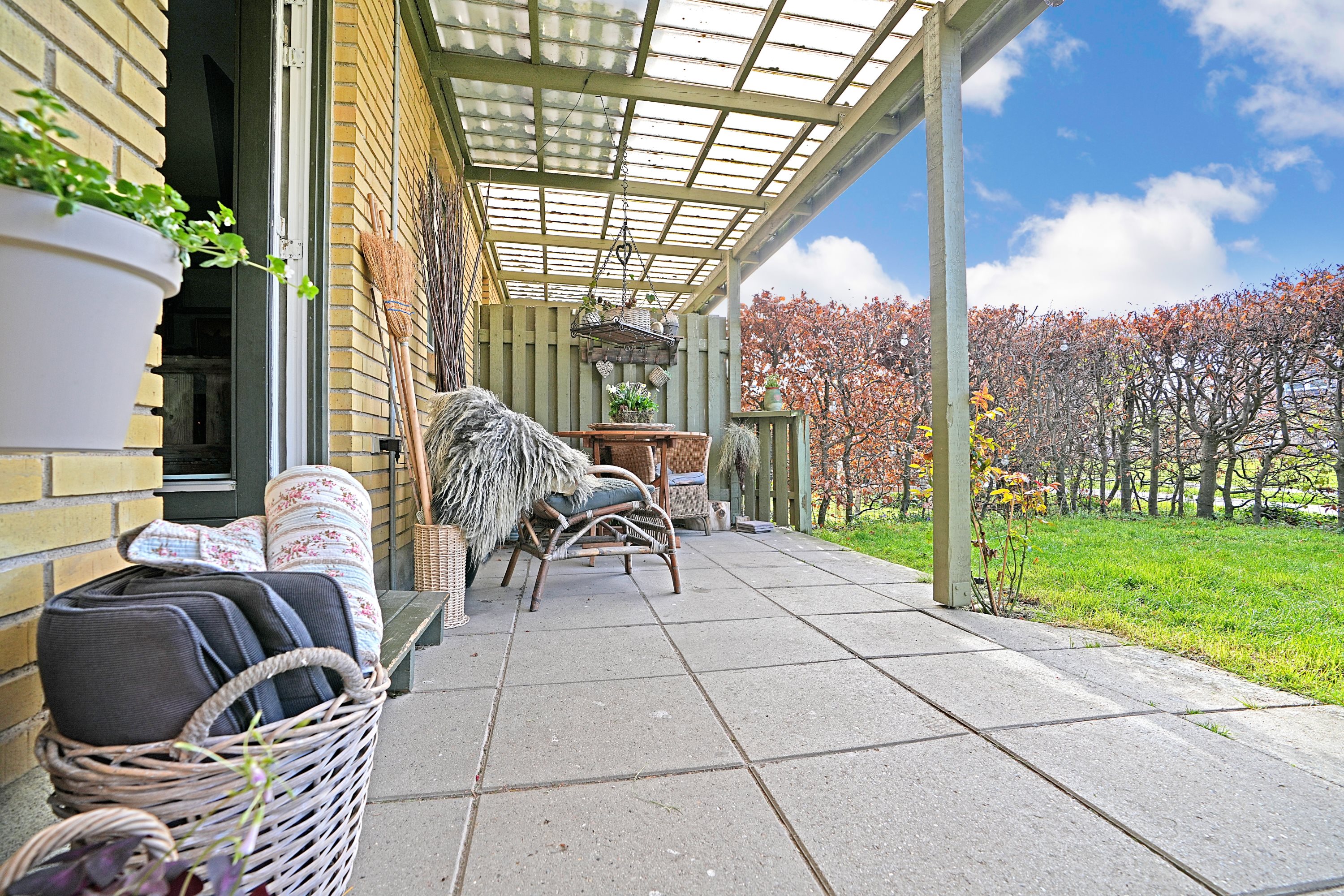 Fremhævet terrasse billede i fuldskærmstilstand. Billede af Maglekæret 10B, 2680 Solrød Strand