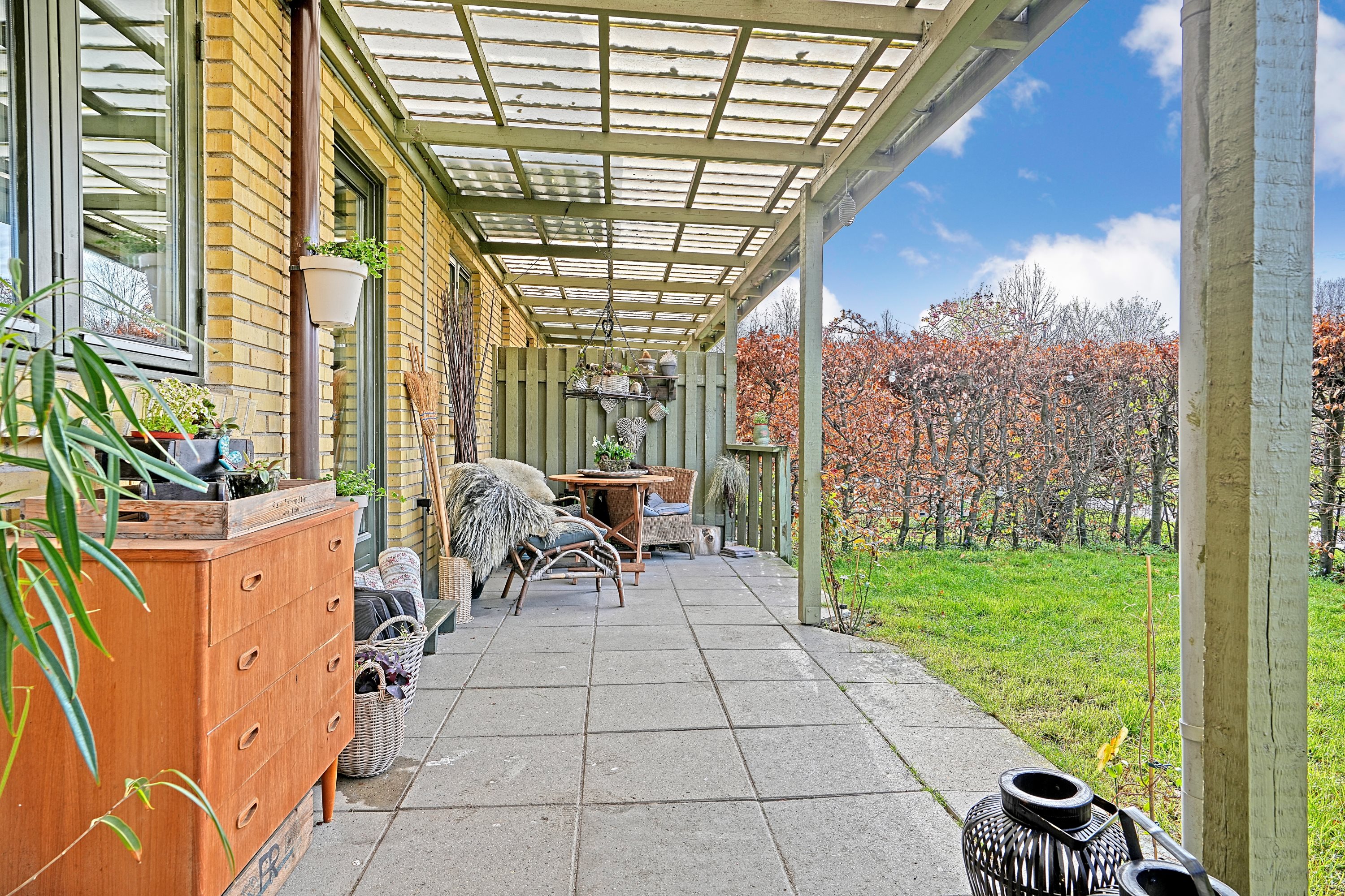 Fremhævet terrasse billede i fuldskærmstilstand. Billede af Maglekæret 10B, 2680 Solrød Strand