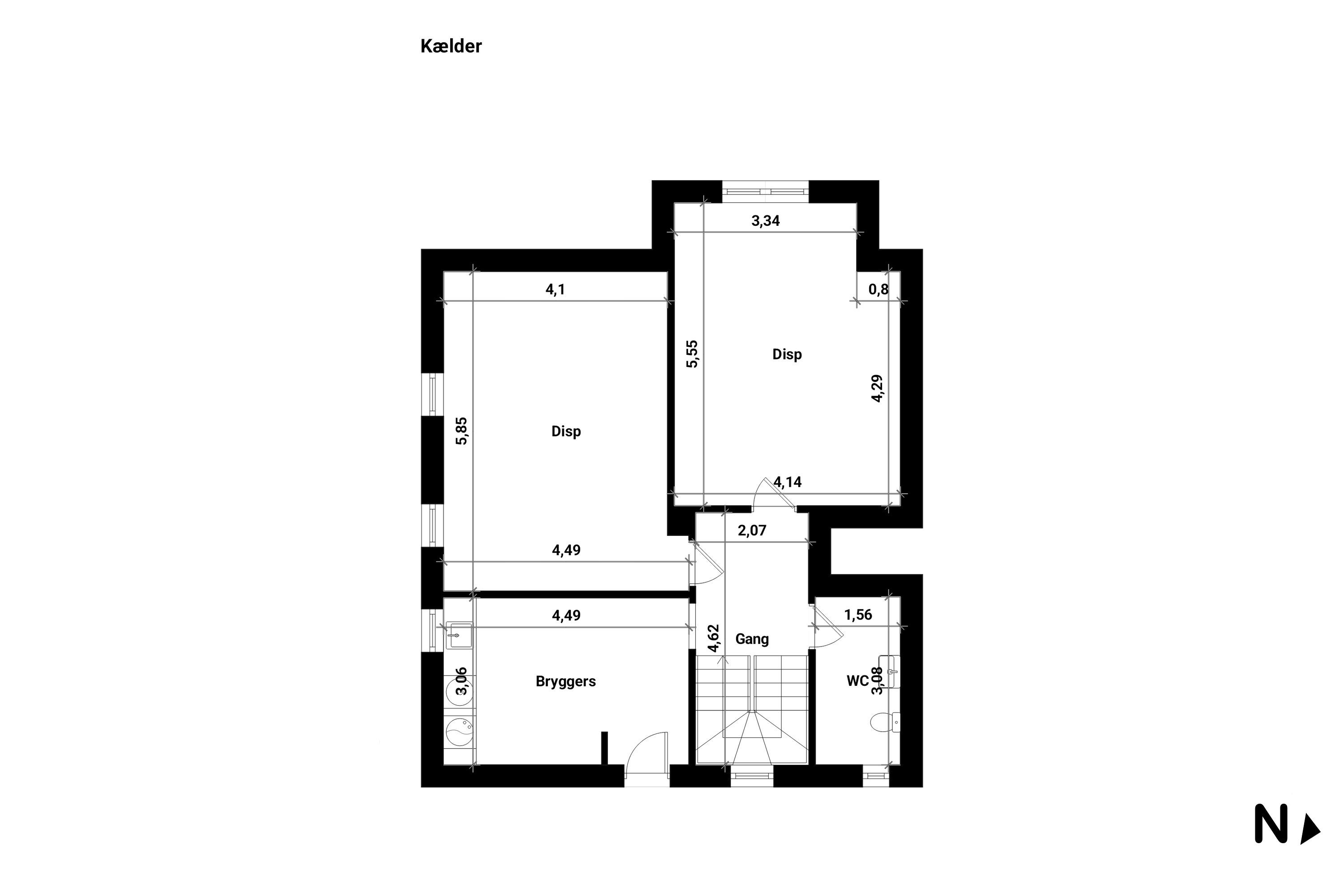 Plantegninger billede af Nybrogade 14, 4800 Nykøbing F