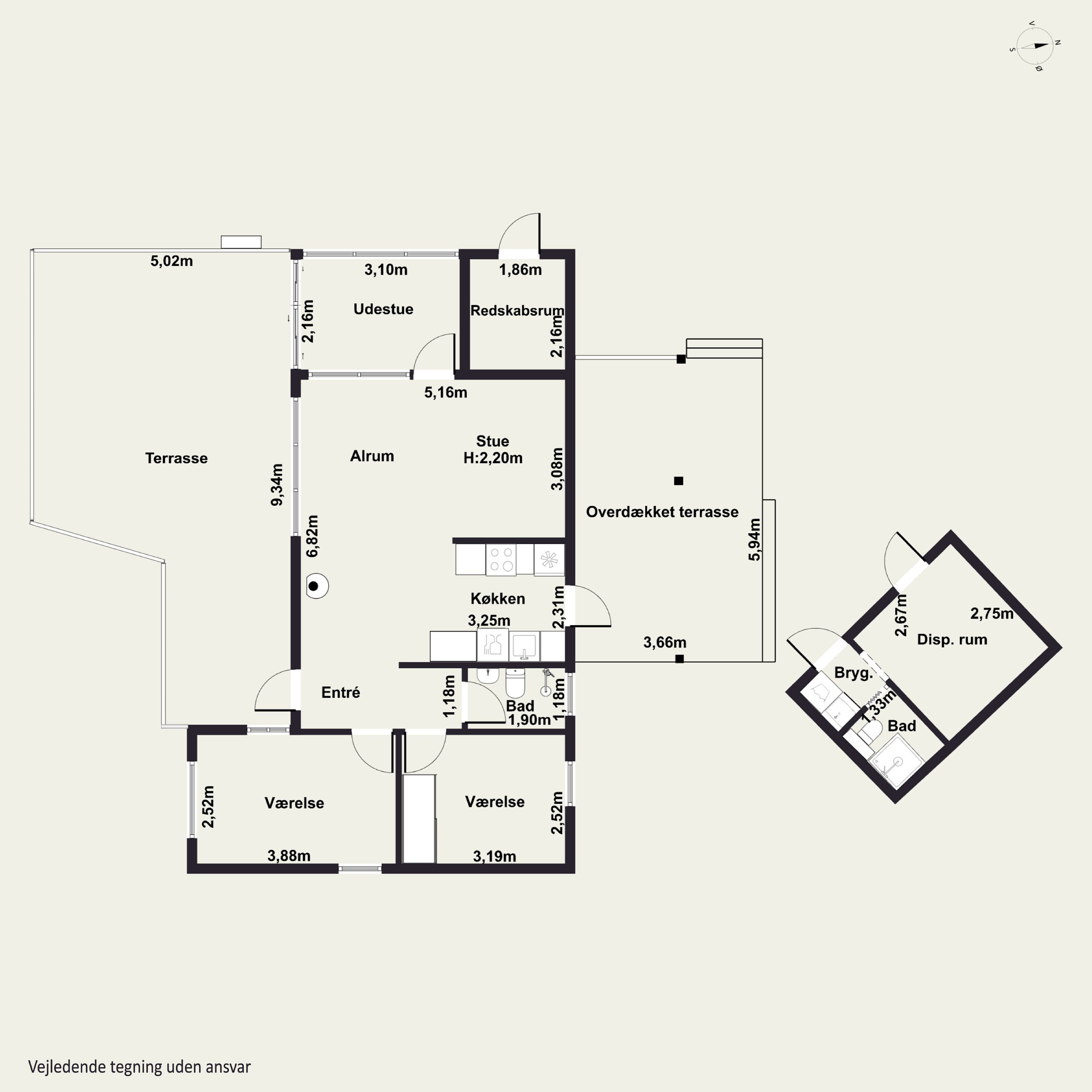 Plantegninger billede af Sejlet 14, 4793 Bogø By