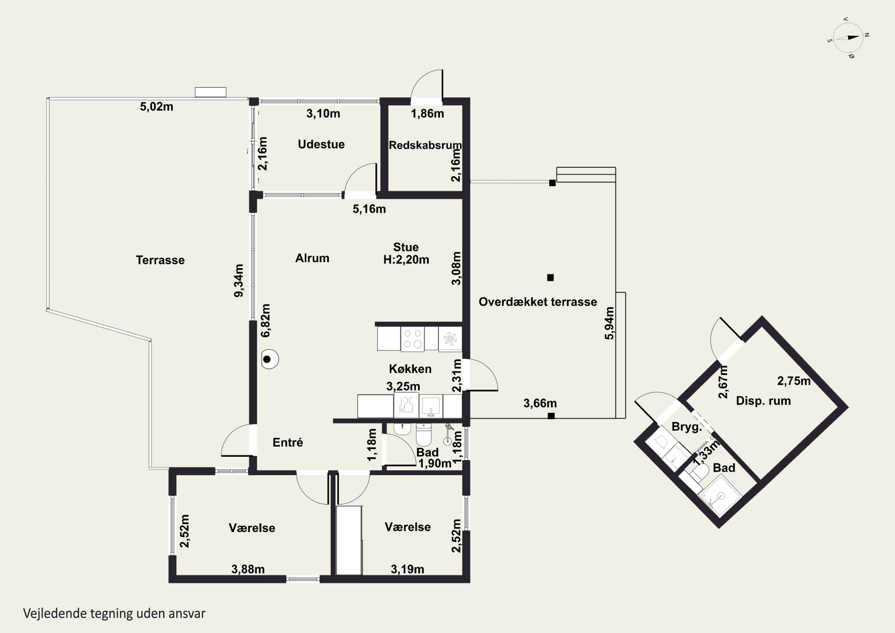 Plantegninger billede af Sejlet 14, 4793 Bogø By