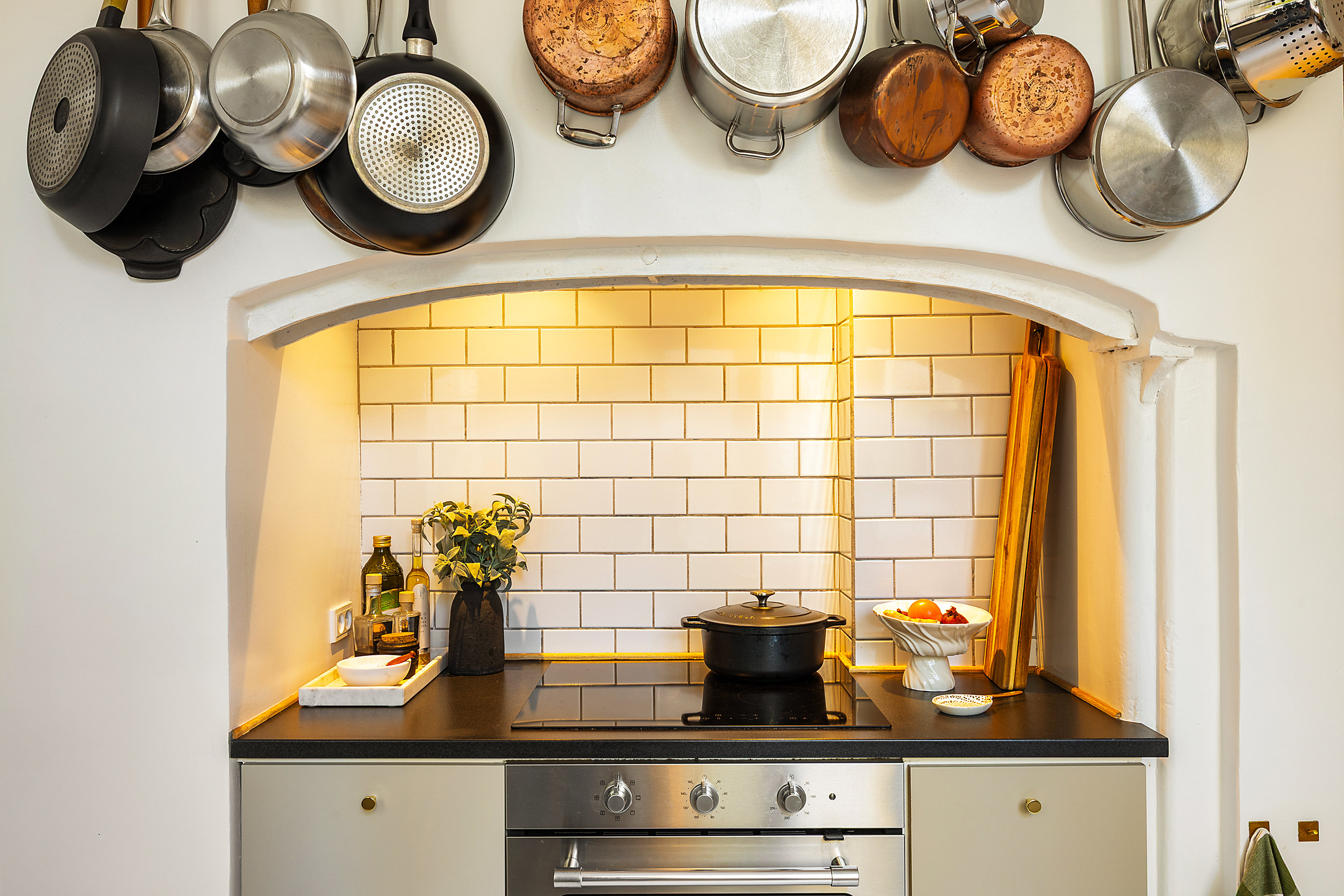 Fremhævet køkken billede i fuldskærmstilstand. Billede af Nørregade 24A, 1., 1165 København K