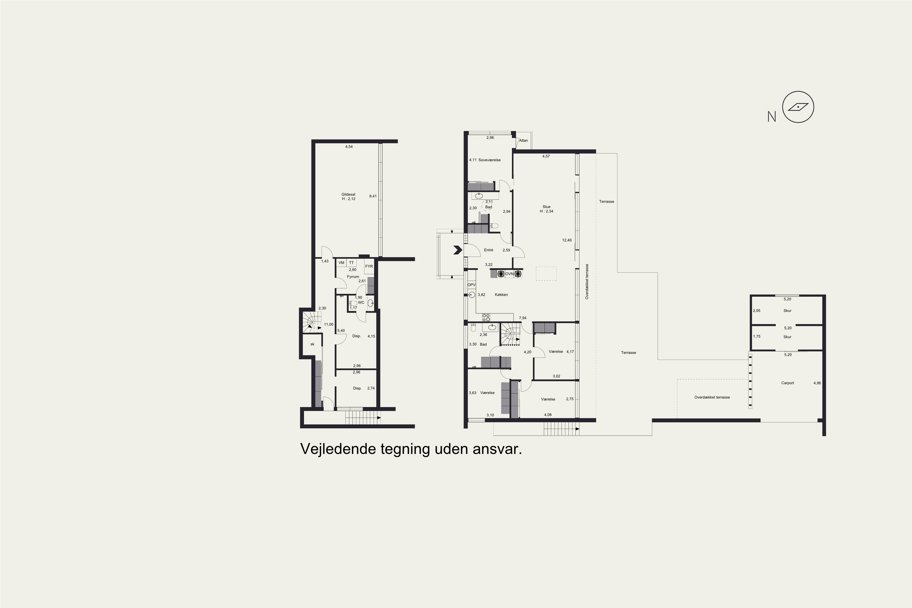 Plantegninger billede af Ørnebakken 21, Gl Holte, 2840 Holte