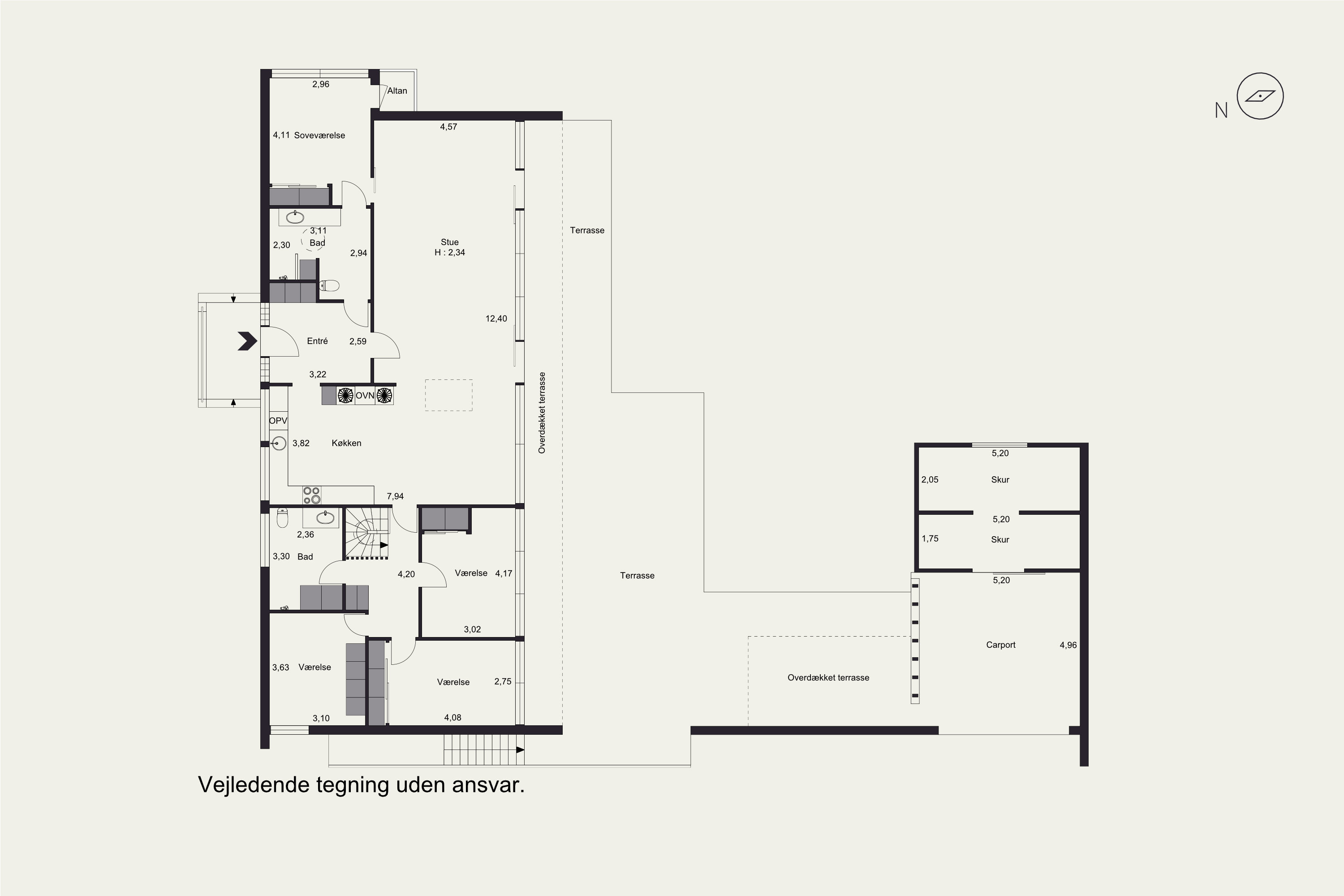 Plantegninger billede af Ørnebakken 21, Gl Holte, 2840 Holte
