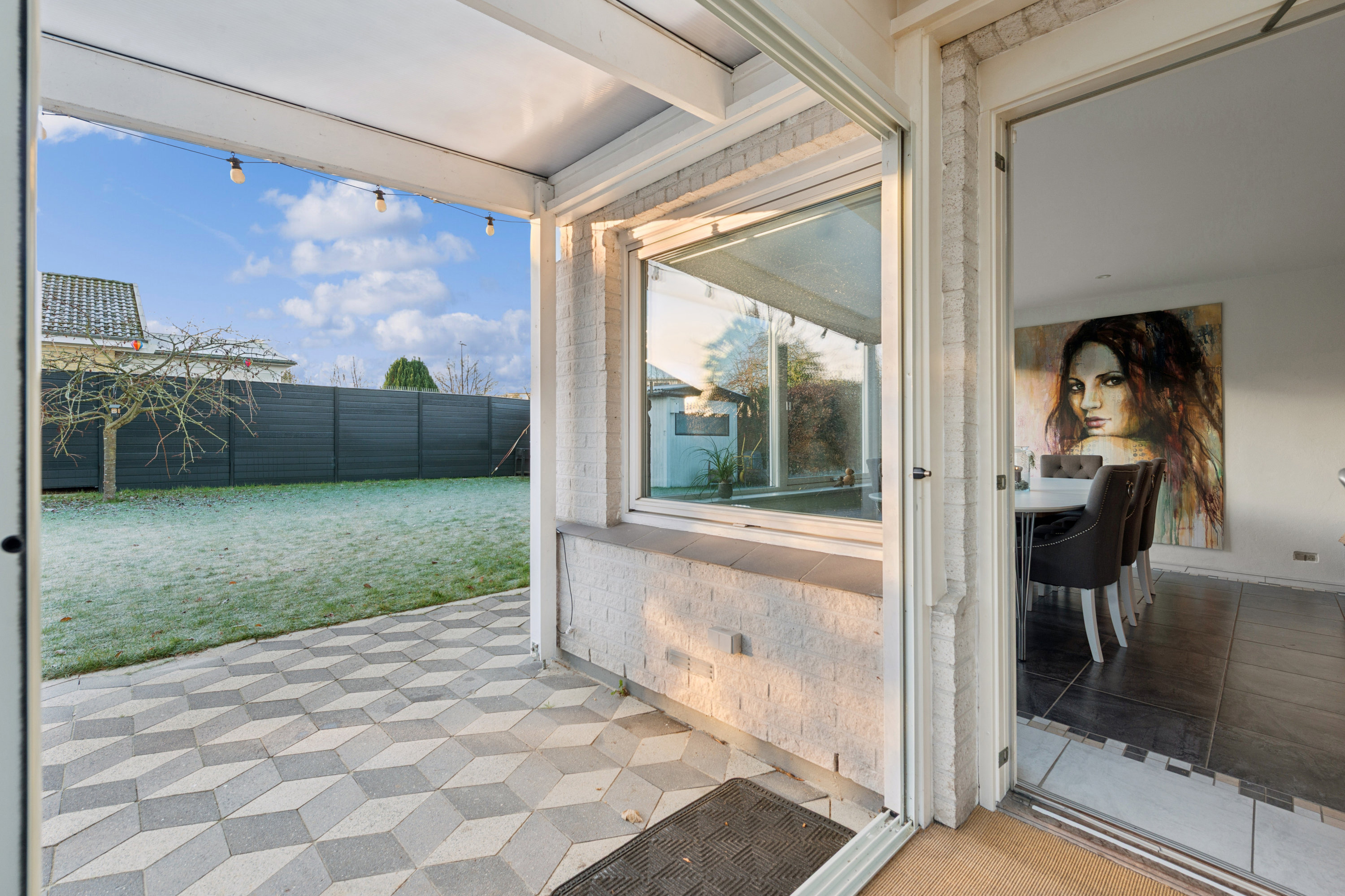 Fremhævet udestue billede i fuldskærmstilstand. Billede af Mosede Engvej 39, 2670 Greve