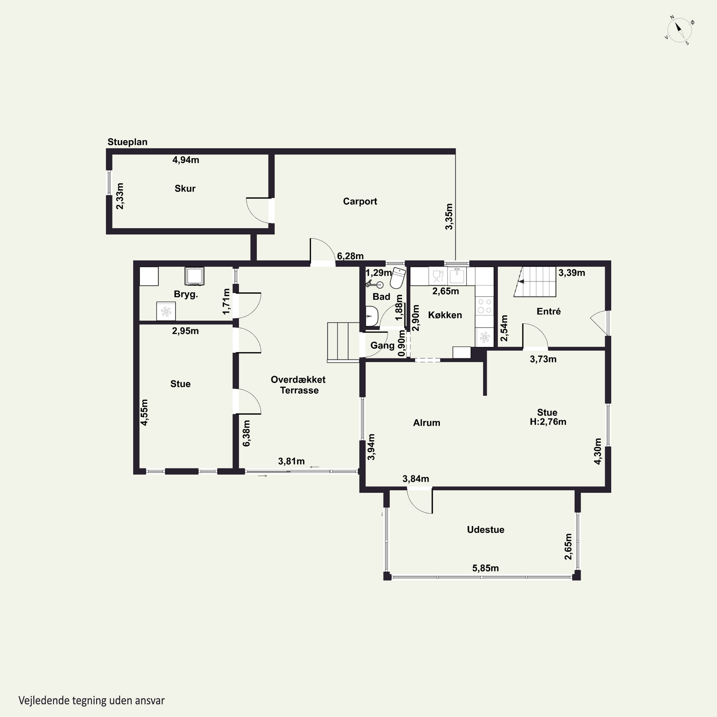 Plantegninger billede af Grundtvigs Alle 17, 4760 Vordingborg