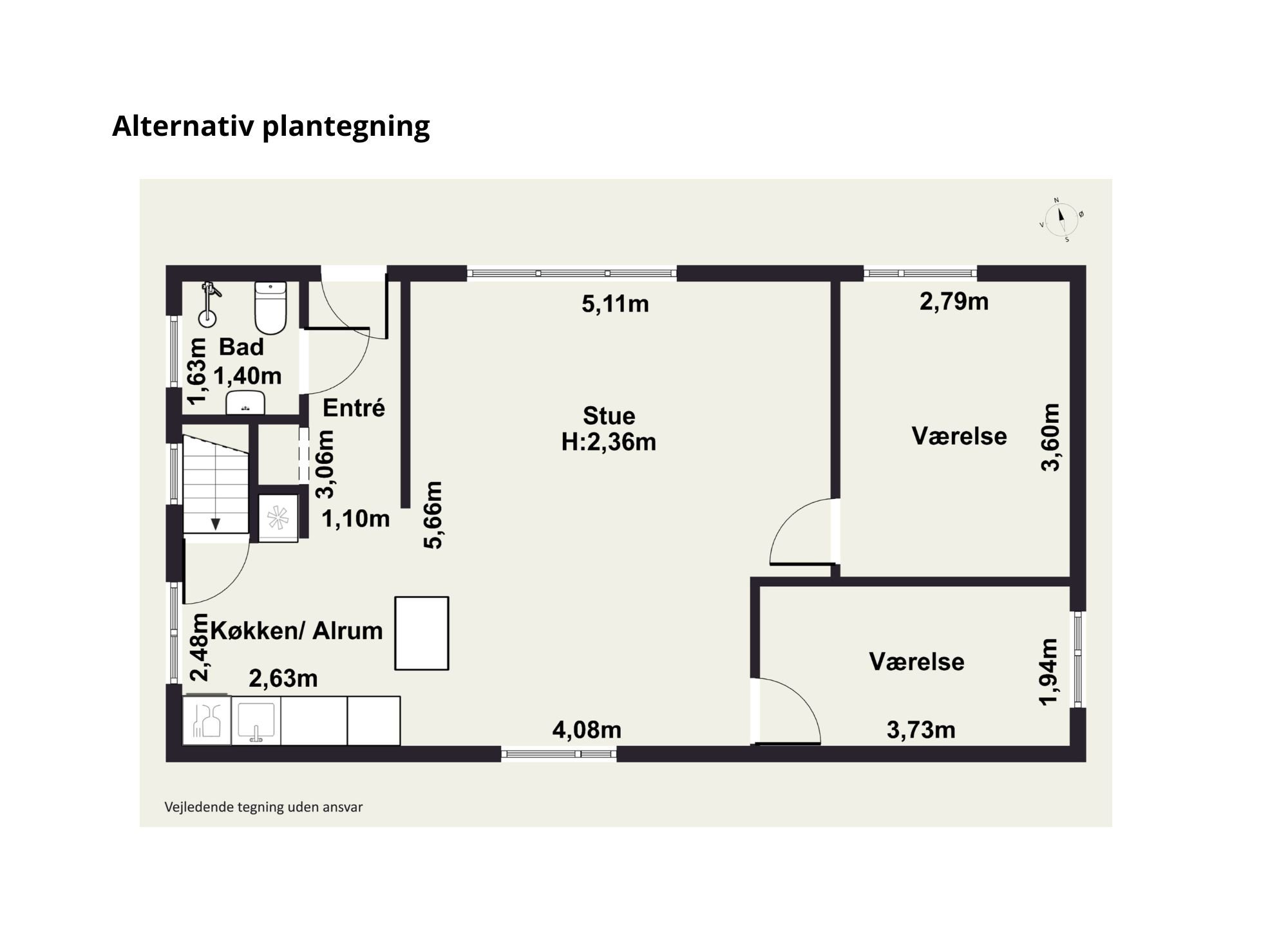 Plantegninger billede af Grandalsvej 14, Tilsted, 7700 Thisted