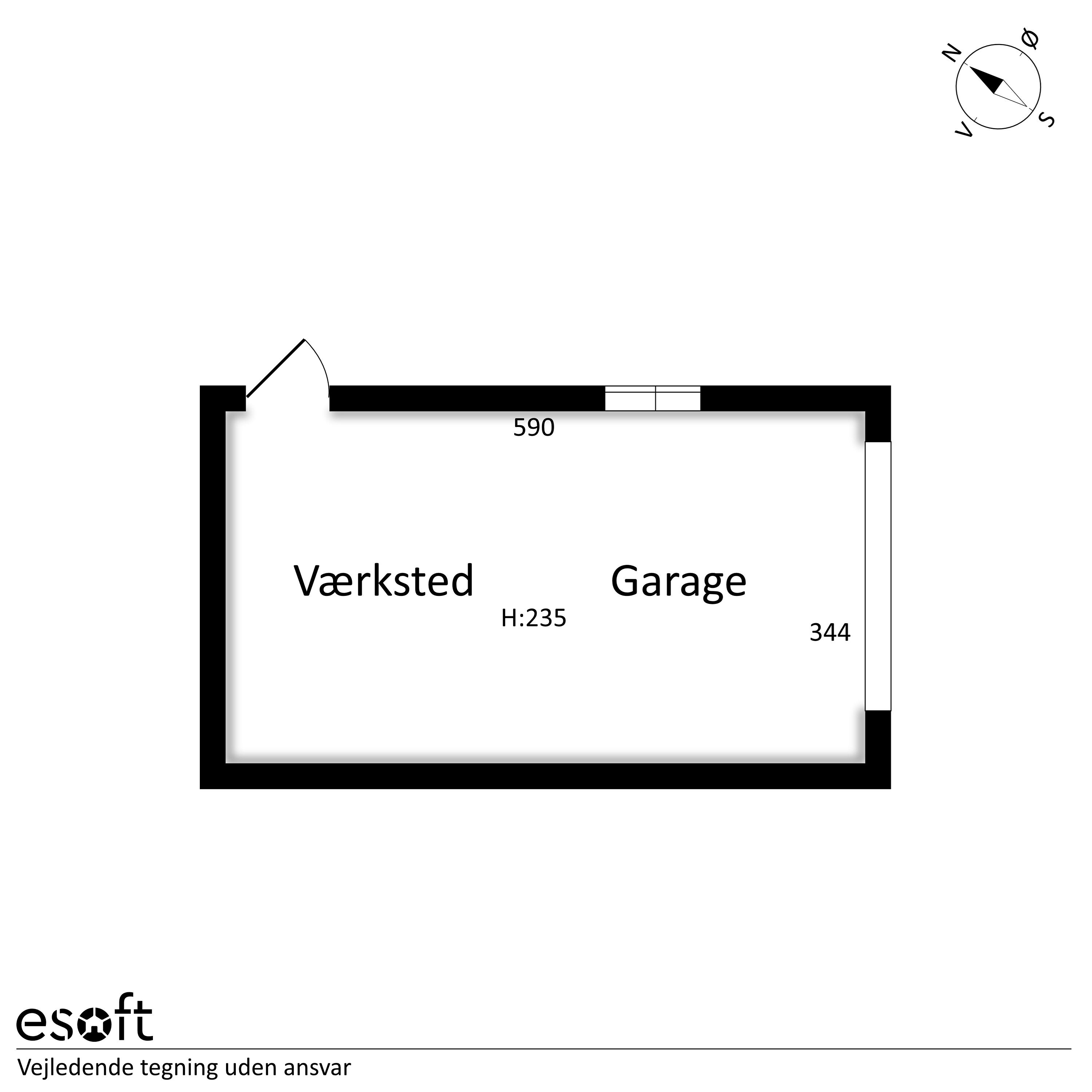 Plantegninger billede af Hovedgaden 48, 8860 Ulstrup