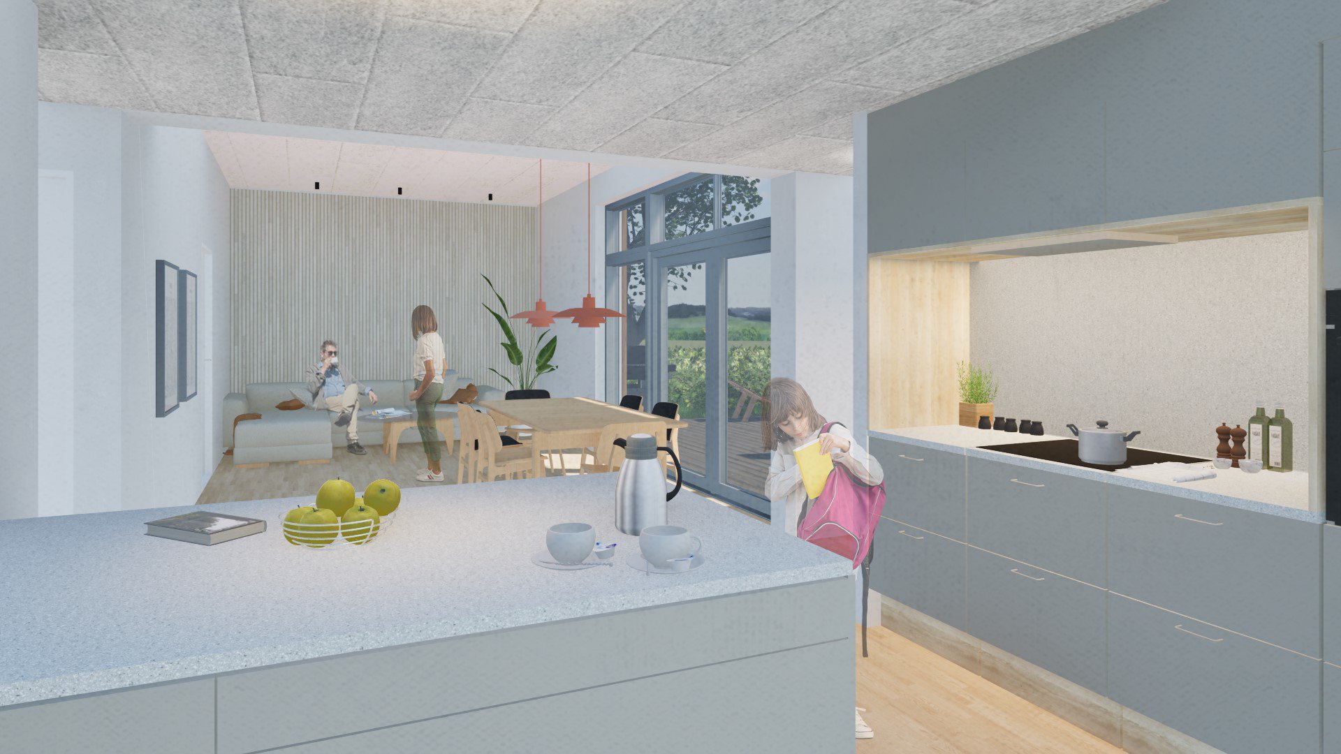 Miniaturebillede 2: køkken. Billede af Gudenåparken 25, 7160 Tørring