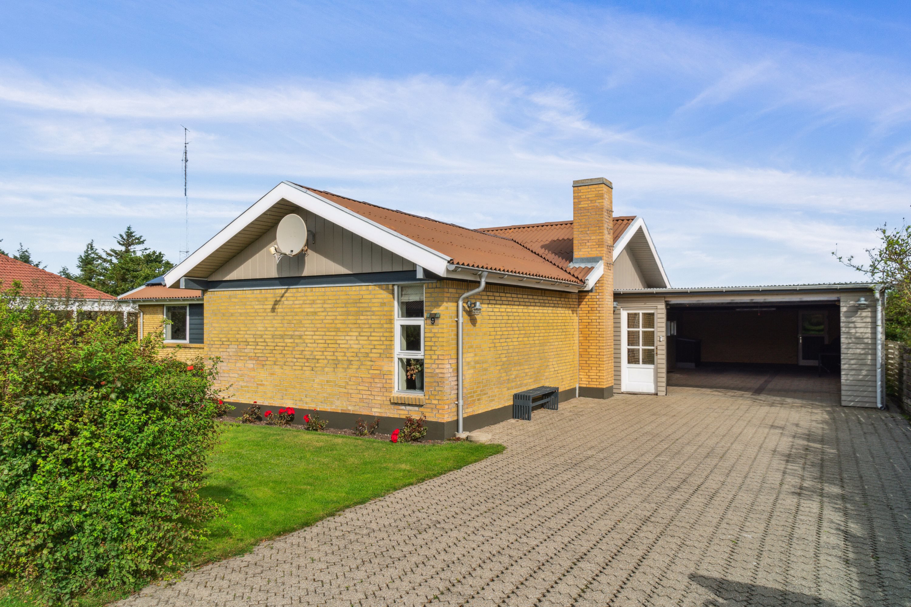 Fremhævet set fra vejen billede i fuldskærmstilstand. Billede af Kjærkbak 9, Klitmøller, 7700 Thisted
