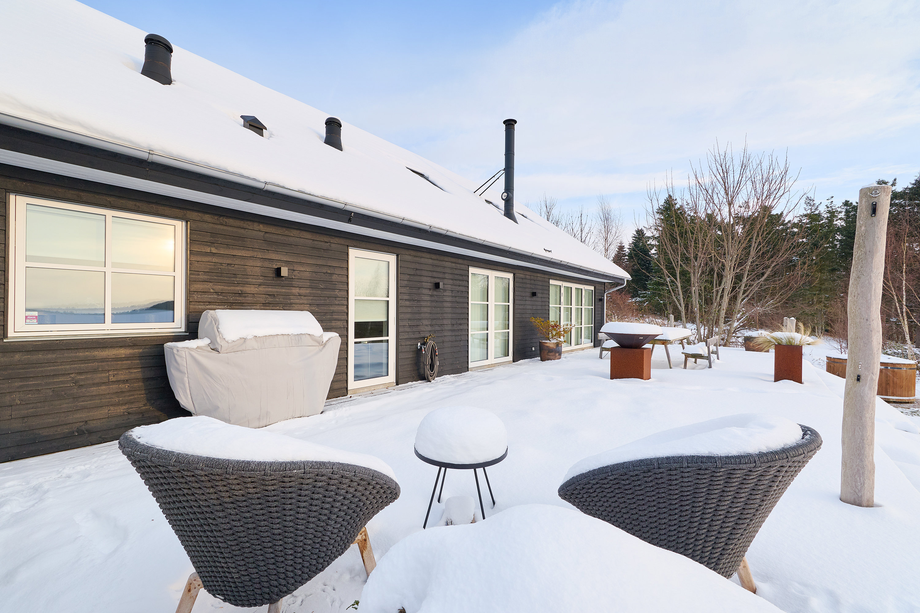 Fremhævet terrasse billede i fuldskærmstilstand. Billede af Meransletten 1, 3630 Jægerspris