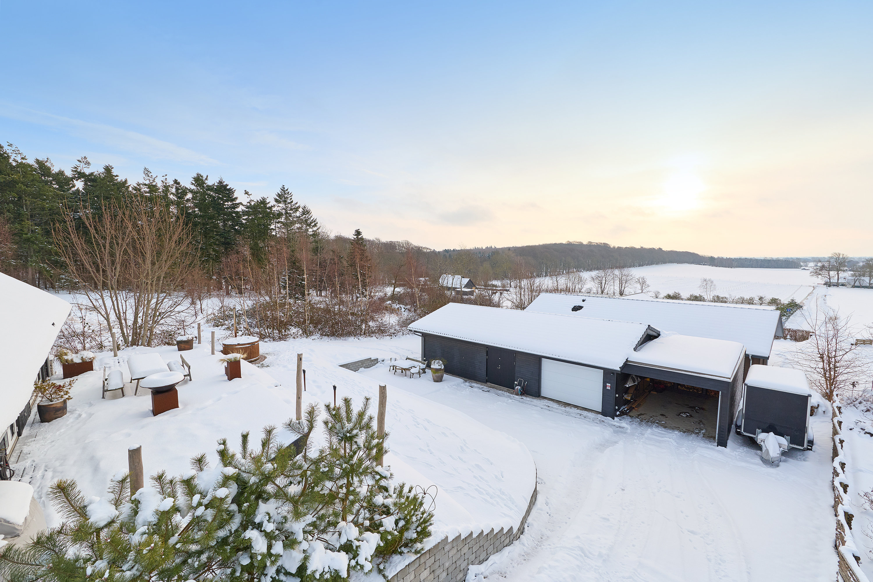 Fremhævet ejendommen billede i fuldskærmstilstand. Billede af Meransletten 1, 3630 Jægerspris