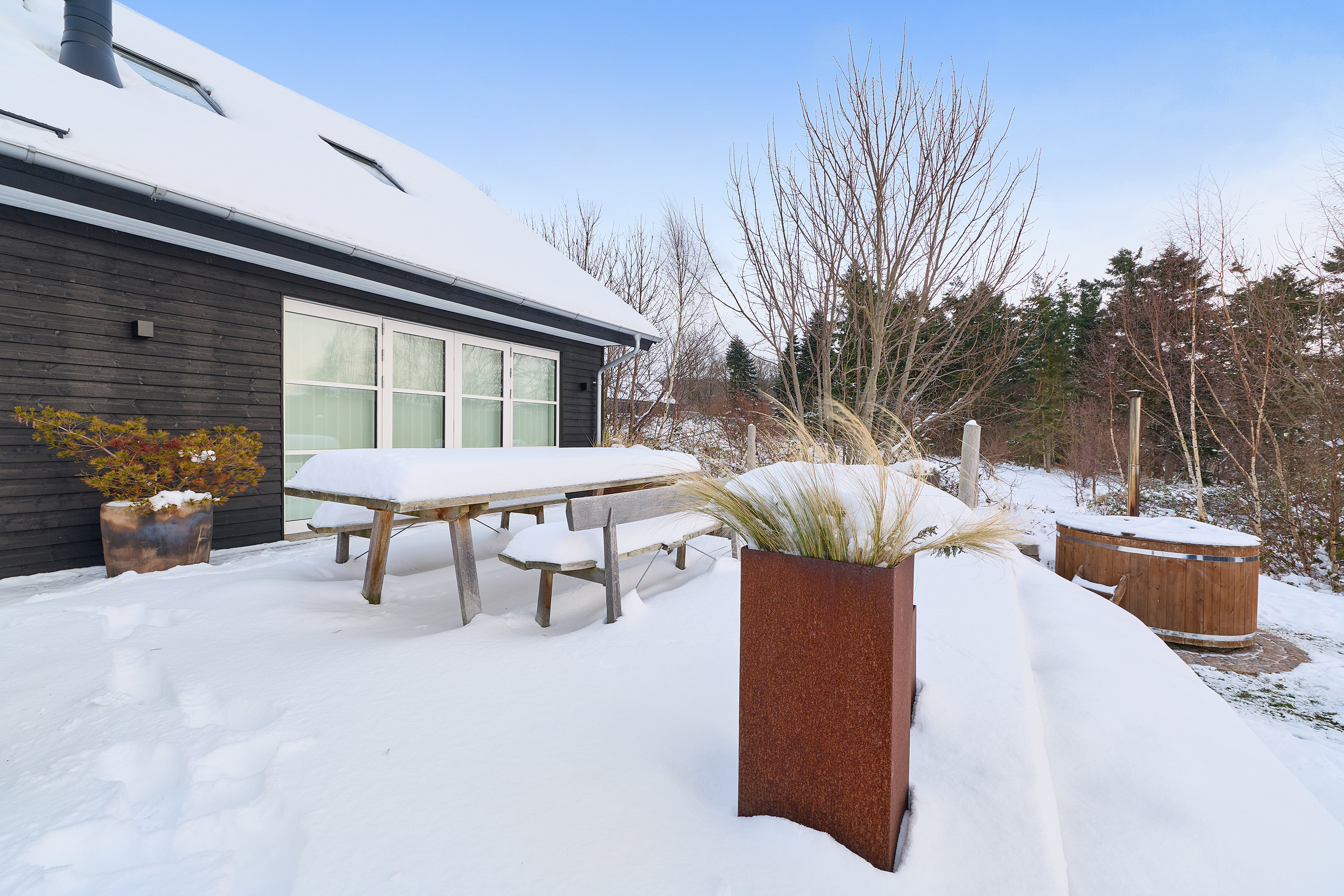 Fremhævet terrasse billede i fuldskærmstilstand. Billede af Meransletten 1, 3630 Jægerspris