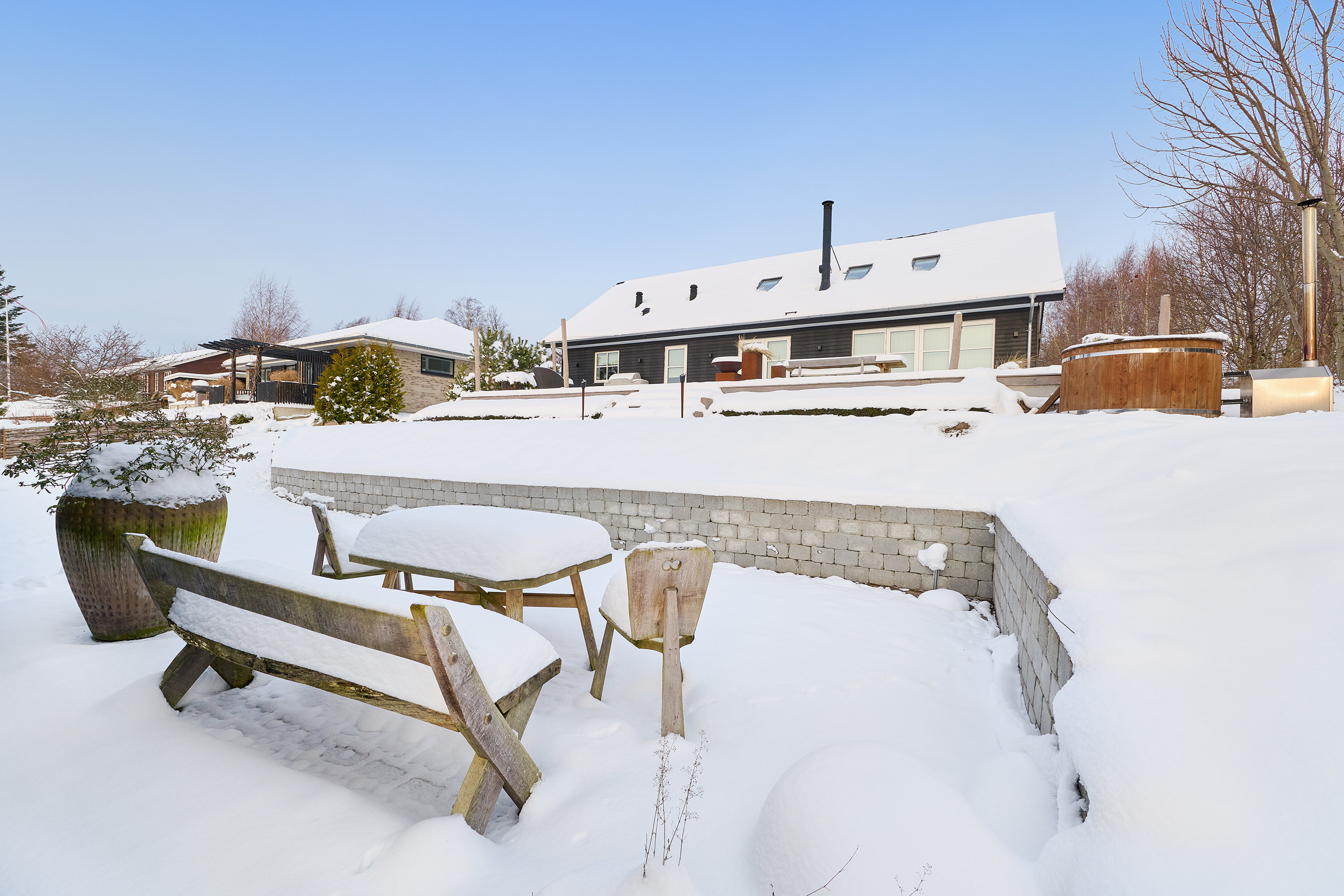 Fremhævet terrasse billede i fuldskærmstilstand. Billede af Meransletten 1, 3630 Jægerspris